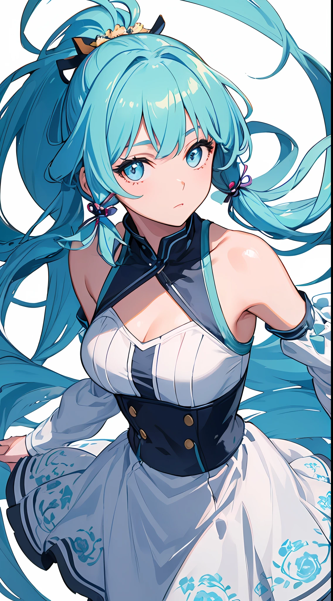 (masterpiece), (best quality), (ultra detailed),(disheveled hair),(illustration), (1girl), (Fashionable clothing), standing, Fashion model, looking at viewer, (interview), (simple background),beautiful detailed eyes, delicate beautiful face, Floating,(high saturation),(colorful splashes),colorful bubble,(shining), focus on face,  ponytail, kamisato ayaka, light blue hair, bangs, hair ring, floating flowers, floating hairs, (shining), best lighting, best shadow,