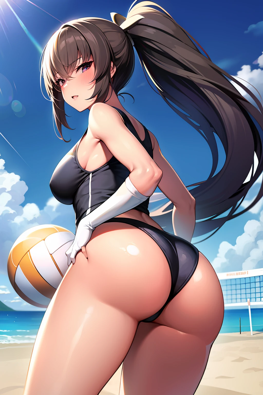 Beach Volleyball Serve Ass