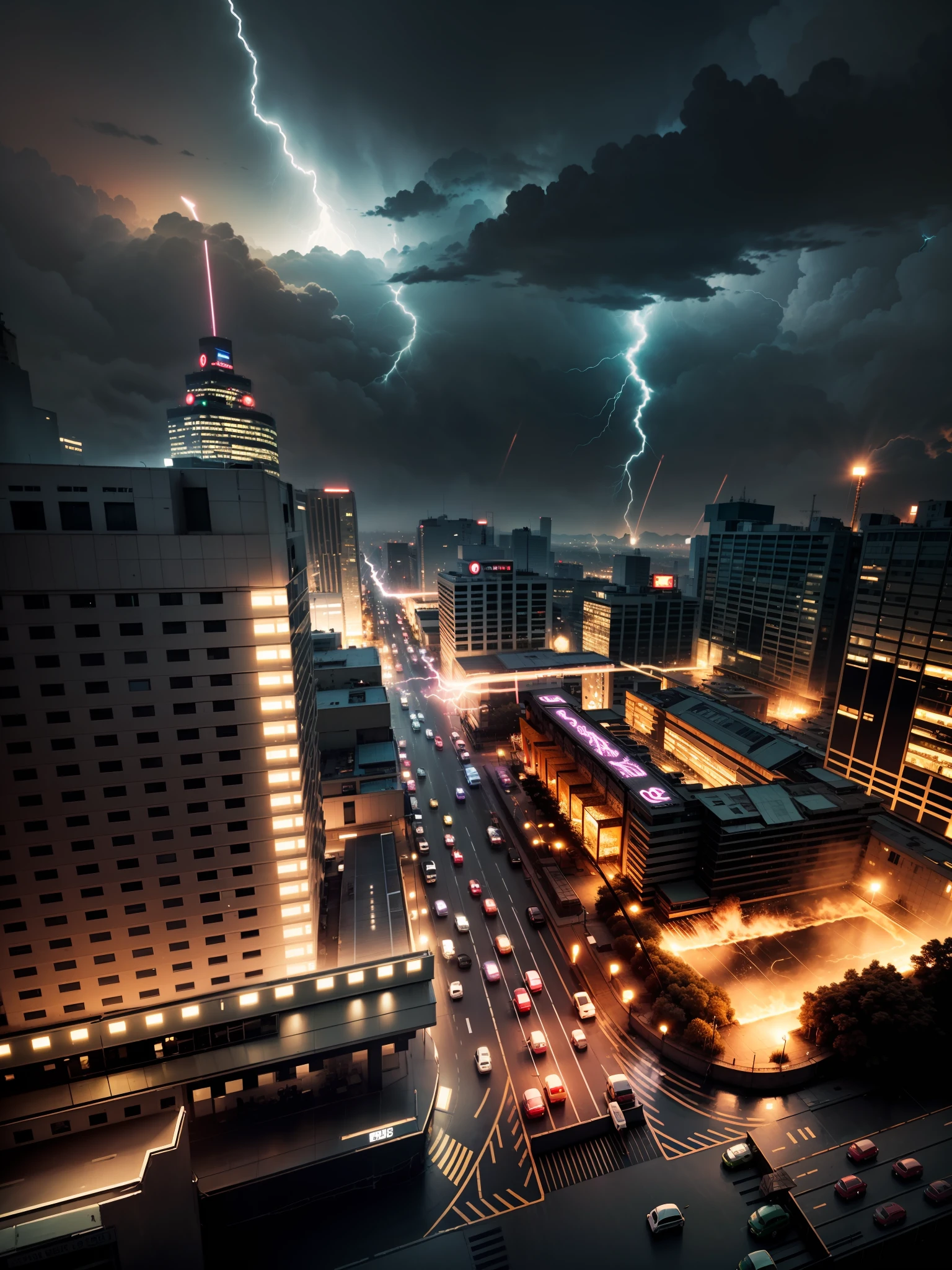 Green lightning