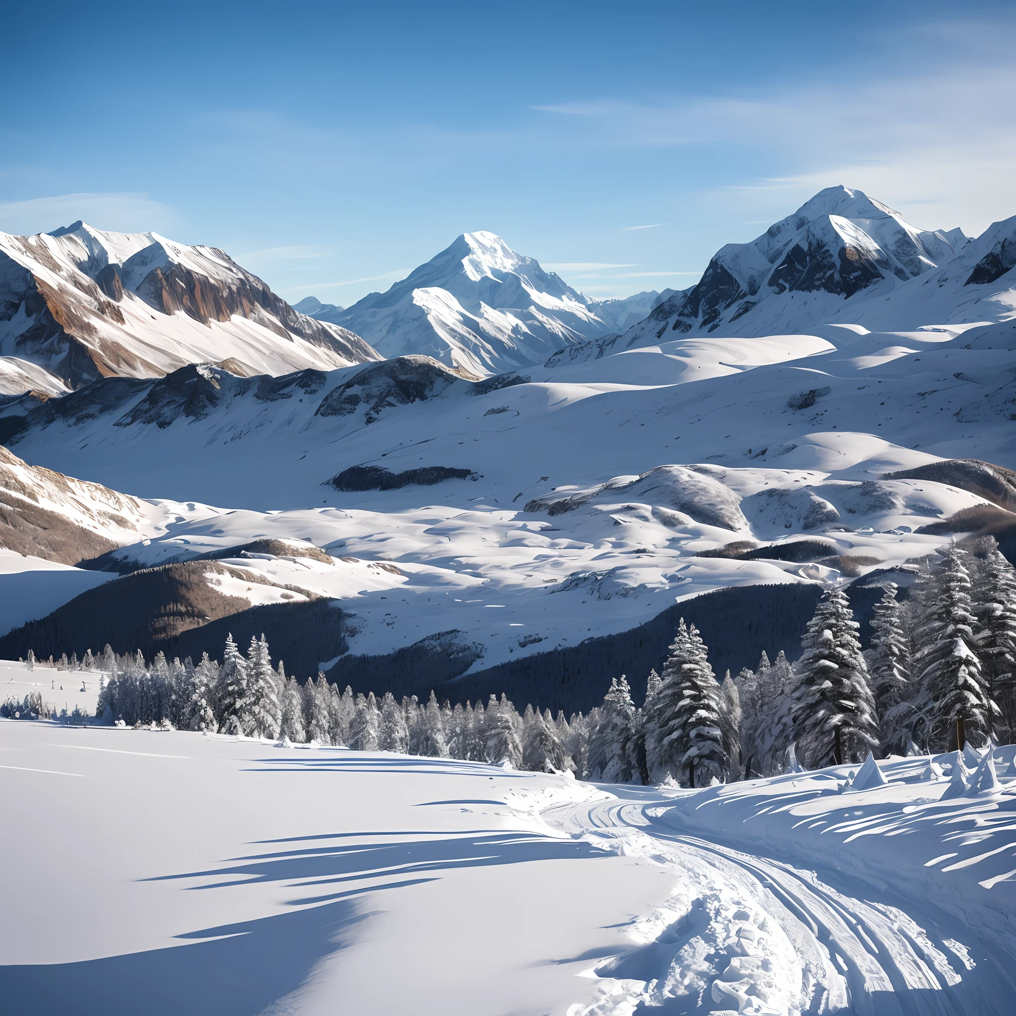 nevando，Global ice，Armageddon，chilly，snow field，Armageddon，Armageddon，Armageddon，Armageddon，Armageddon，snow landscape，snow landscape，snow landscape，mountain peaks --auto