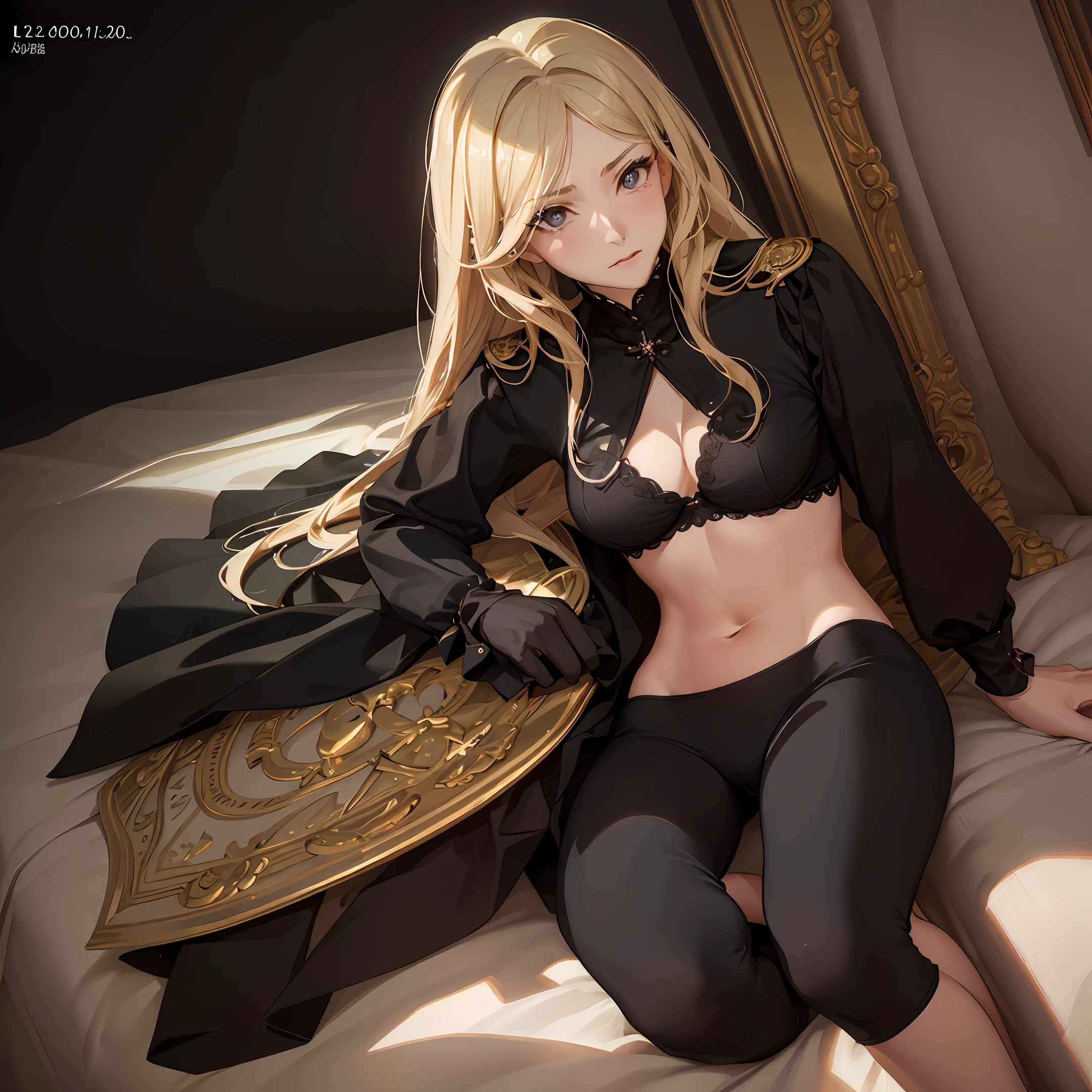 Beautiful girl,Extra-long hair,Shy,weeping,pantiess,get down on the bed,Bedrooms,gloves on the elbow,shairband,hair adornments,Hairpins,bangle,sweat profusely,Astringent,Underwear, underwear,blacksilk