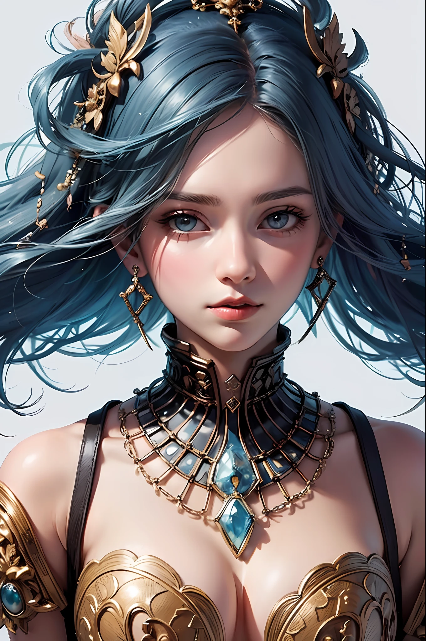 (masterpiece, top quality, best quality, official art, beautiful and aesthetic:1.2), (1girl), extreme detailed,(fractal art:1.3),colorful,highest detailed