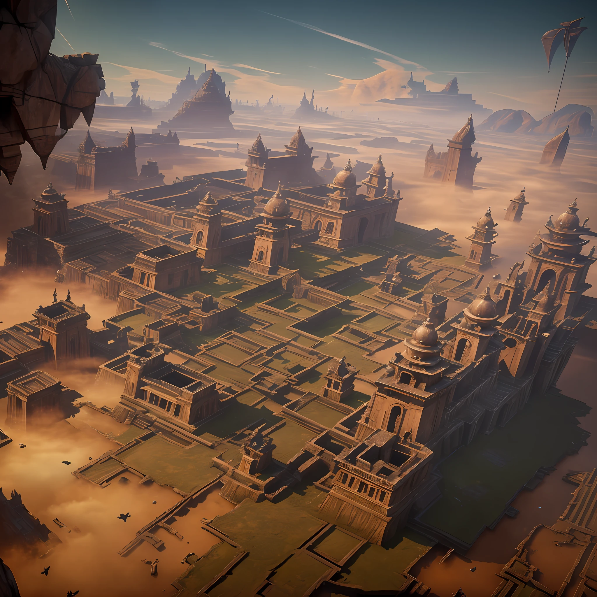 SeaArt Bot
Upscaling
19:51:36
AErial shot of 5,000-year-old Indian city with Indian architecture. Ornate pillars, dozens of " intricate carvings temples spread across area large" and 100' of golden palaces, houses Spread across large area and Surrounded by a moat and a high wall. Buiit on a grid system. low fog around. 3D Game Cinematic Feel, Epic 3D Videogame Graphics, Intricately Detailed, 8K Resolution, Dynamic Lighting, Unreal Engine 5, CryEngine, Trending on ArtStation, HDR, 3D Masterpiece, Unity Render, Perfect Composition
SeaArt Bot
Upscaling
19:51:31
AErial shot of 5,000-year-old Indian city with Indian architecture. Ornate pillars, dozens of " intricate carvings temples spread across area large" and 100' of golden palaces, houses Spread across large area and Surrounded by a moat and a high wall. Buiit on a grid system. low fog around. 3D Game Cinematic Feel, Epic 3D Videogame Graphics, Intricately Detailed, 8K Resolution, Dynamic Lighting, Unreal Engine 5, CryEngine, Trending on ArtStation, HDR, 3D Masterpiece, Unity Render, Perfect Composition
SeaArt Bot
Upscaling
19:51:27
AErial shot of 5,000-year-old Indian city with Indian architecture. Ornate pillars, dozens of " intricate carvings temples spread across area large" and 100' of golden palaces, houses Spread across large area and Surrounded by a moat and a high wall. Buiit on a grid system. low fog around. 3D Game Cinematic Feel, Epic 3D Videogame Graphics, Intricately Detailed, 8K Resolution, Dynamic Lighting, Unreal Engine 5, CryEngine, Trending on ArtStation, HDR, 3D Masterpiece, Unity Render, Perfect Composition
SeaArt Bot
Upscaling
19:51:24
AErial shot of 5,000-year-old Indian city with Indian architecture. Ornate pillars, dozens of " intricate carvings temples spread across area large" and 100' of golden palaces, houses Spread across large area and Surrounded by a moat and a high wall. Buiit on a grid system. low fog around. 3D Game Cinematic Feel, Epic 3D Videogame Graphics, Intricately Detailed,