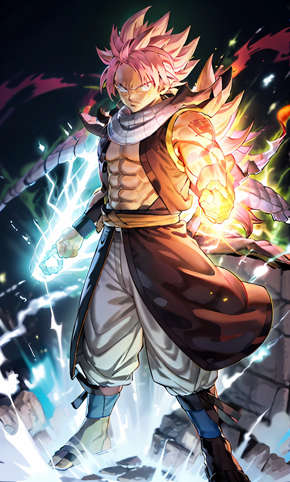 a close up of a person with a very large body and a very big body, ultra instinct, an epic anime of a energy man, 4 k manga wallpaper, super saiyan blue, anime wallaper, 4k anime wallpaper, anime wallpaper 4k, anime wallpaper 4 k, character dragonball, highly detailed portrait of goku, human goku, super saiyan goku