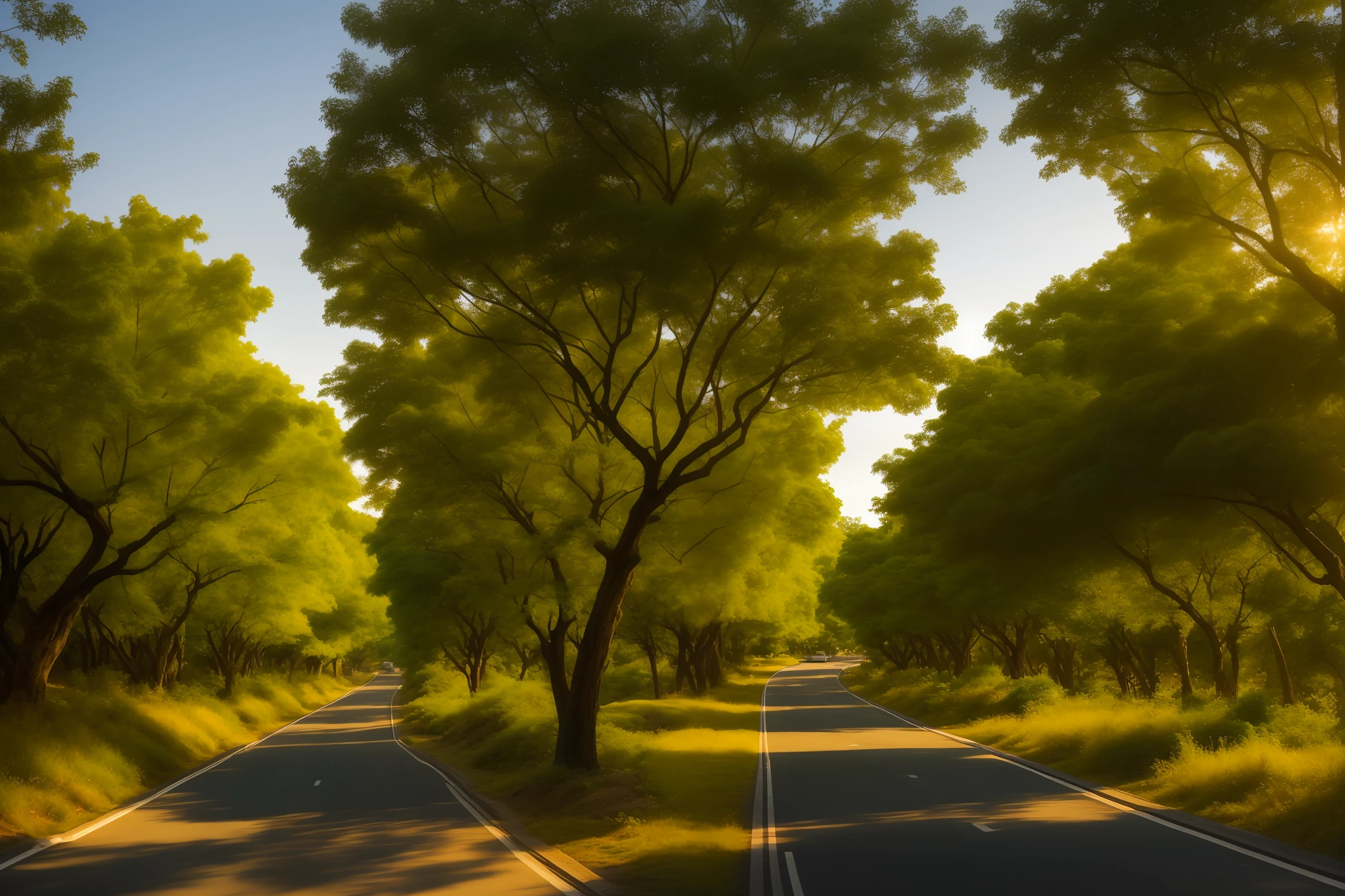 Koto Avenue,Wisdom Valley,evening light