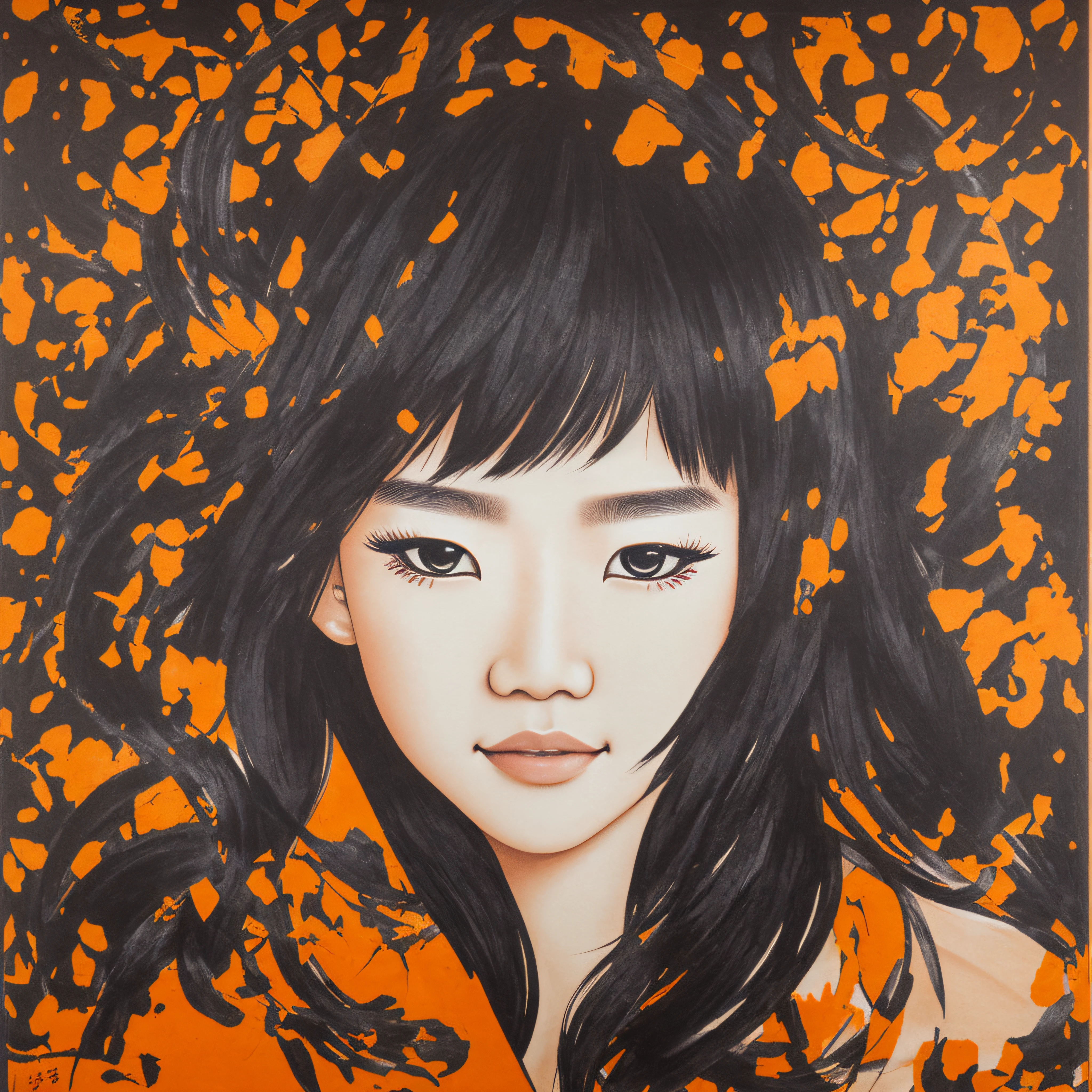 Charcoal drawing illustration collage, marker drawing portrait of a Vietnamese woman on collage of book pages, magazine headlines cutouts, musical notation paper scraps, by Peterdraws, flowerpunk, boho styled fabrics, intricate, buttons, wirework jewelry,  by Loui Jover --auto