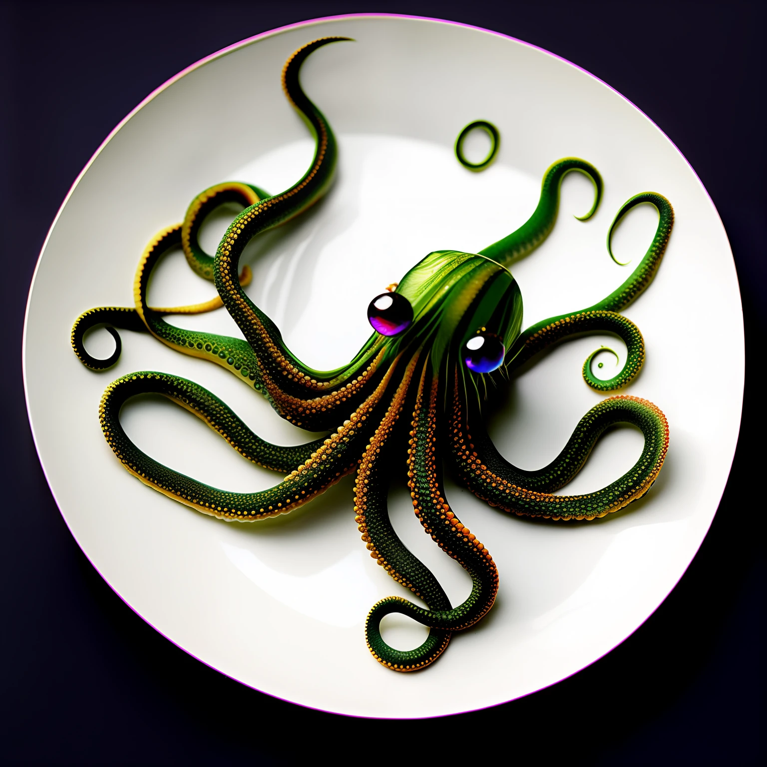Octopus feminine tentacles wrapped delicately
