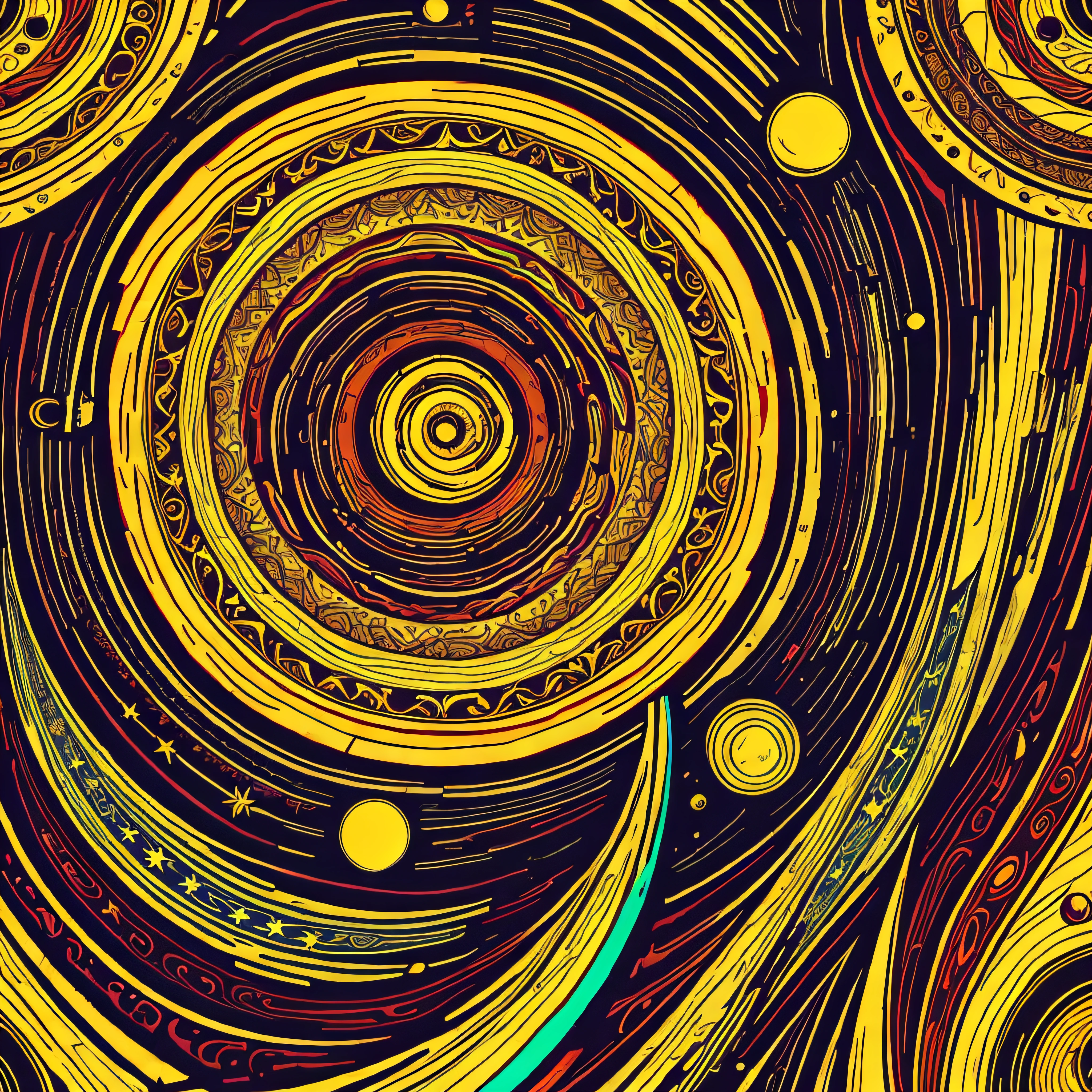 Seamless patterns of planets and stars, cosmic design, repeating patterns design, fabric art, flat illustration, rainbow-core, highly detailed clean, vector image, photorealistic masterpiece, professional photography, simple field background, isometric, bright vector --auto