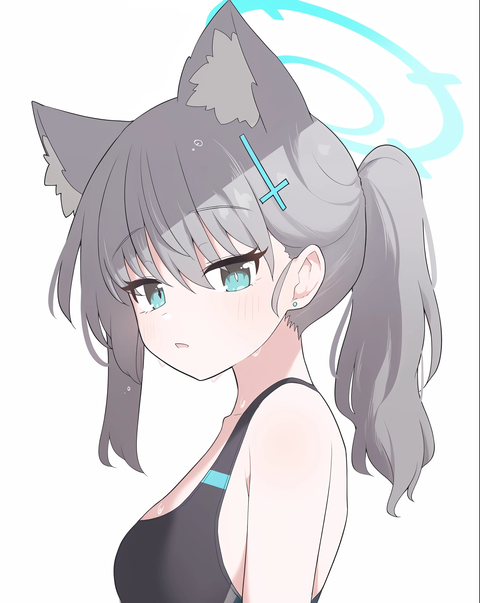 Anime wind Catwoman,The cat is fully equipped,Cat ears cat tail,Nekomi Mimi wind,It's cute,Flat shadows are clear,Holographic Wolf Girl,Wolf ears wolf tail,Highly restored,The interface is fresh and simple。