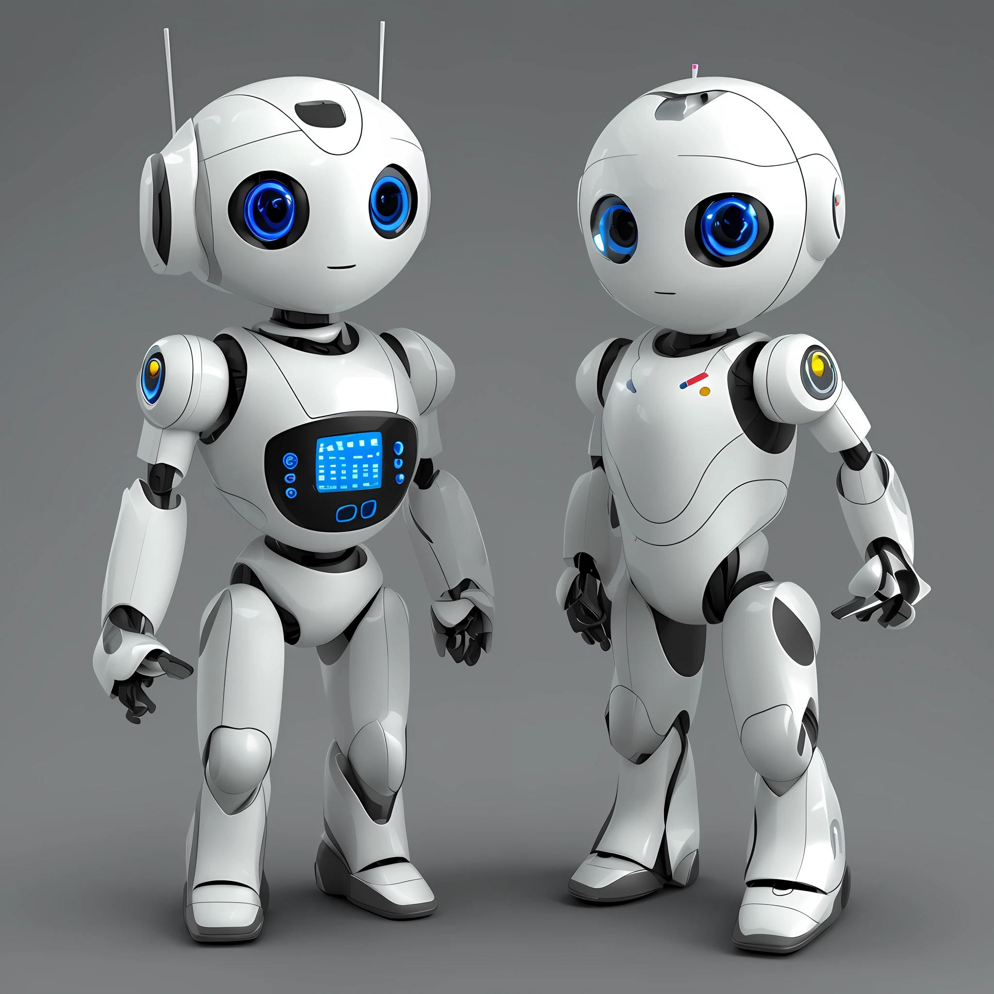 A small and cute and beautiful 3D telecommunication robot --auto