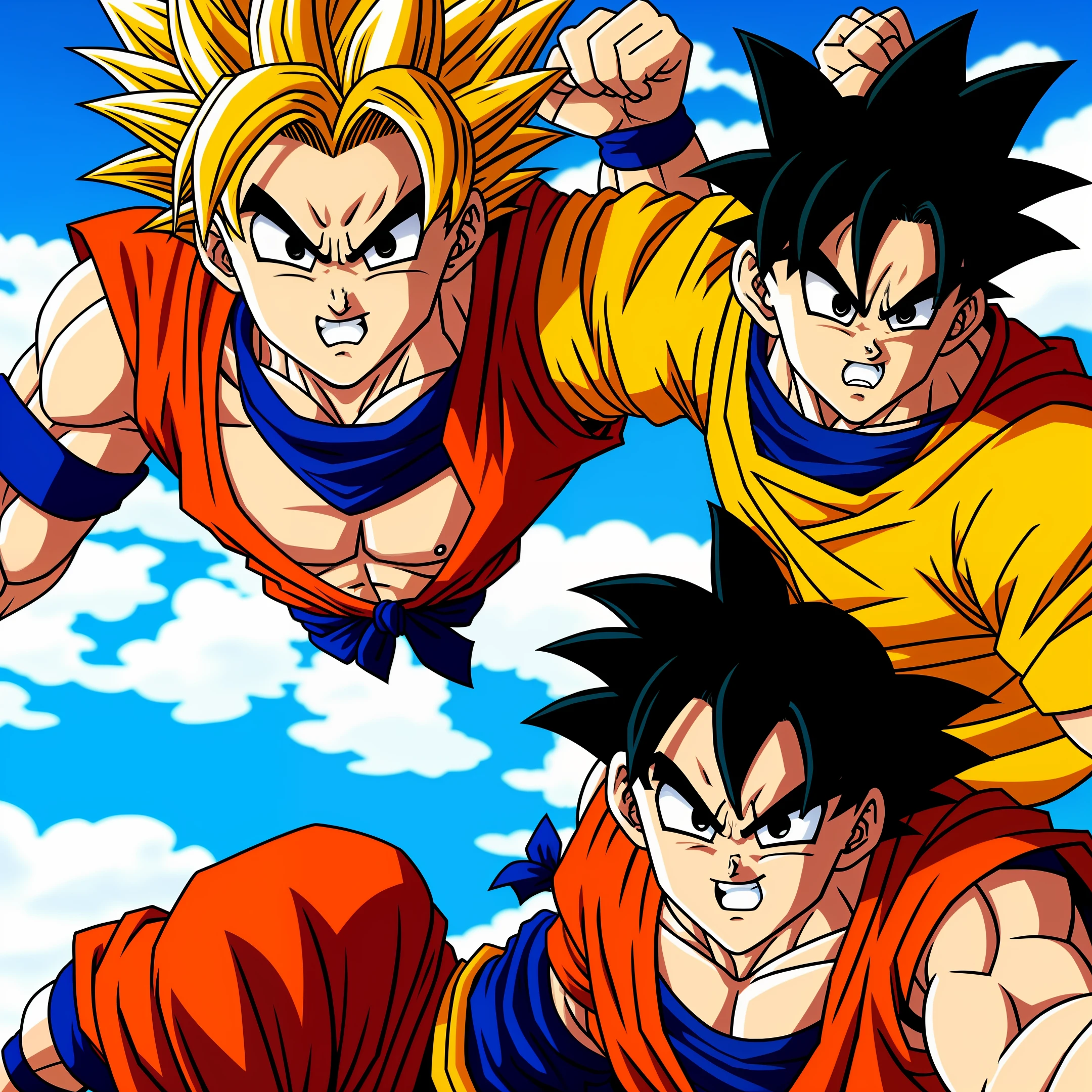 Goku sendo um personagem da disney