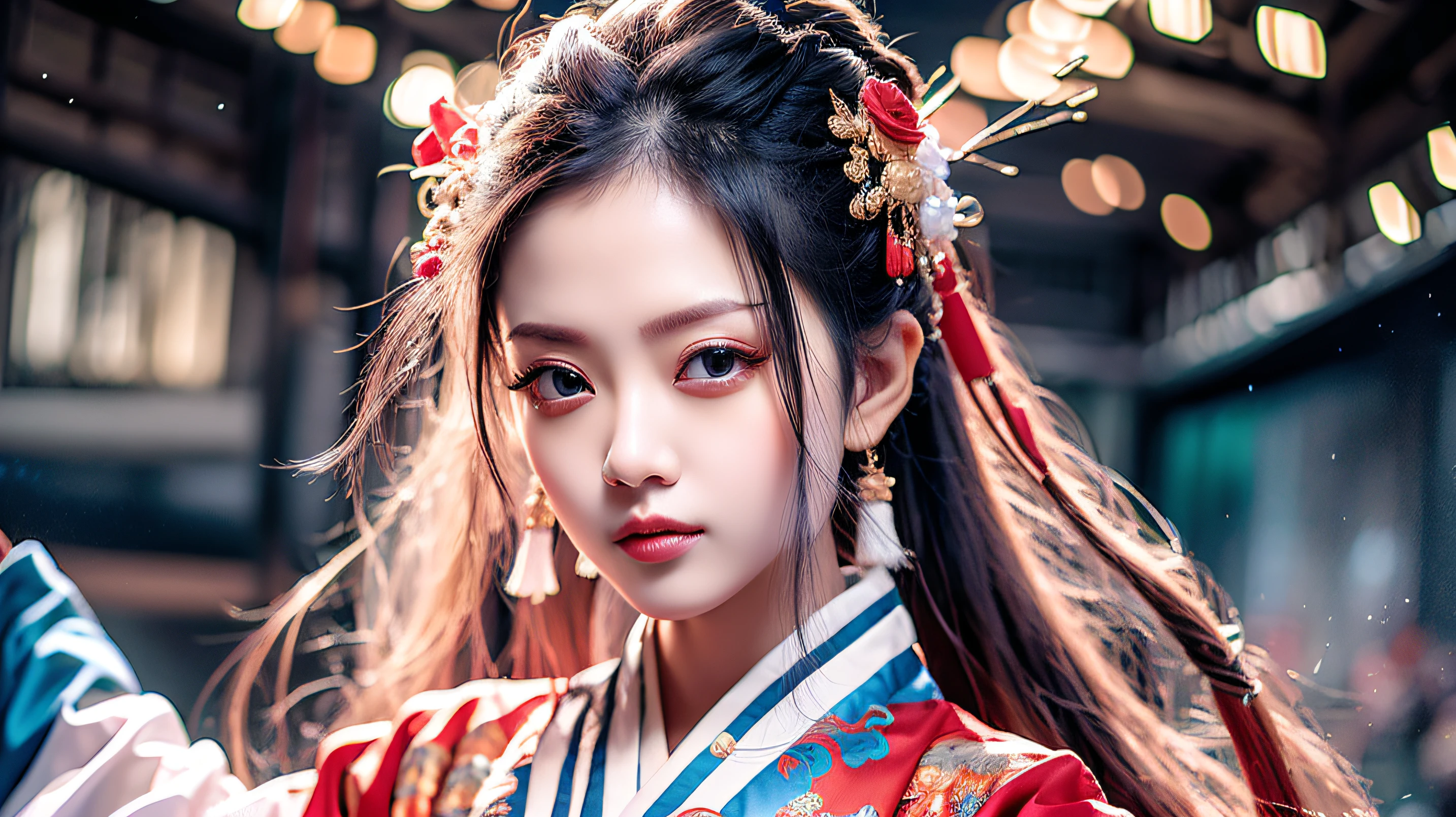 masterpiece, best quality, wuxia 1girl
