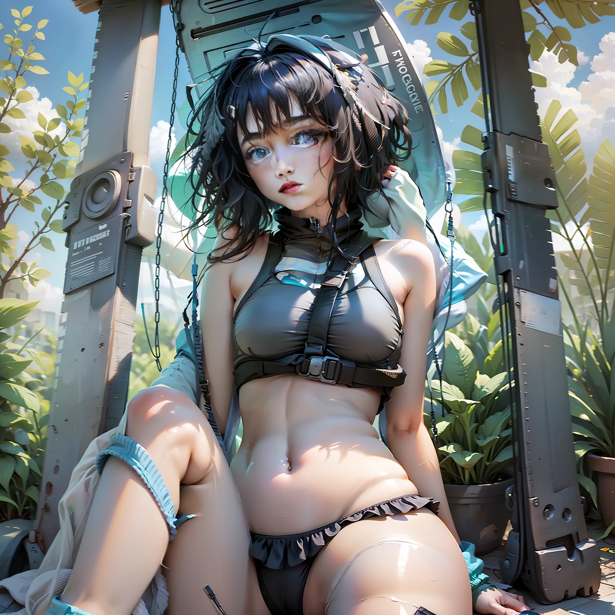 drenched clothes,Competitive swimwear,Junior American girl,Soft skin,White knee-length socks,Clear stockings,High quality images,Fine pictures,Masterpiece,