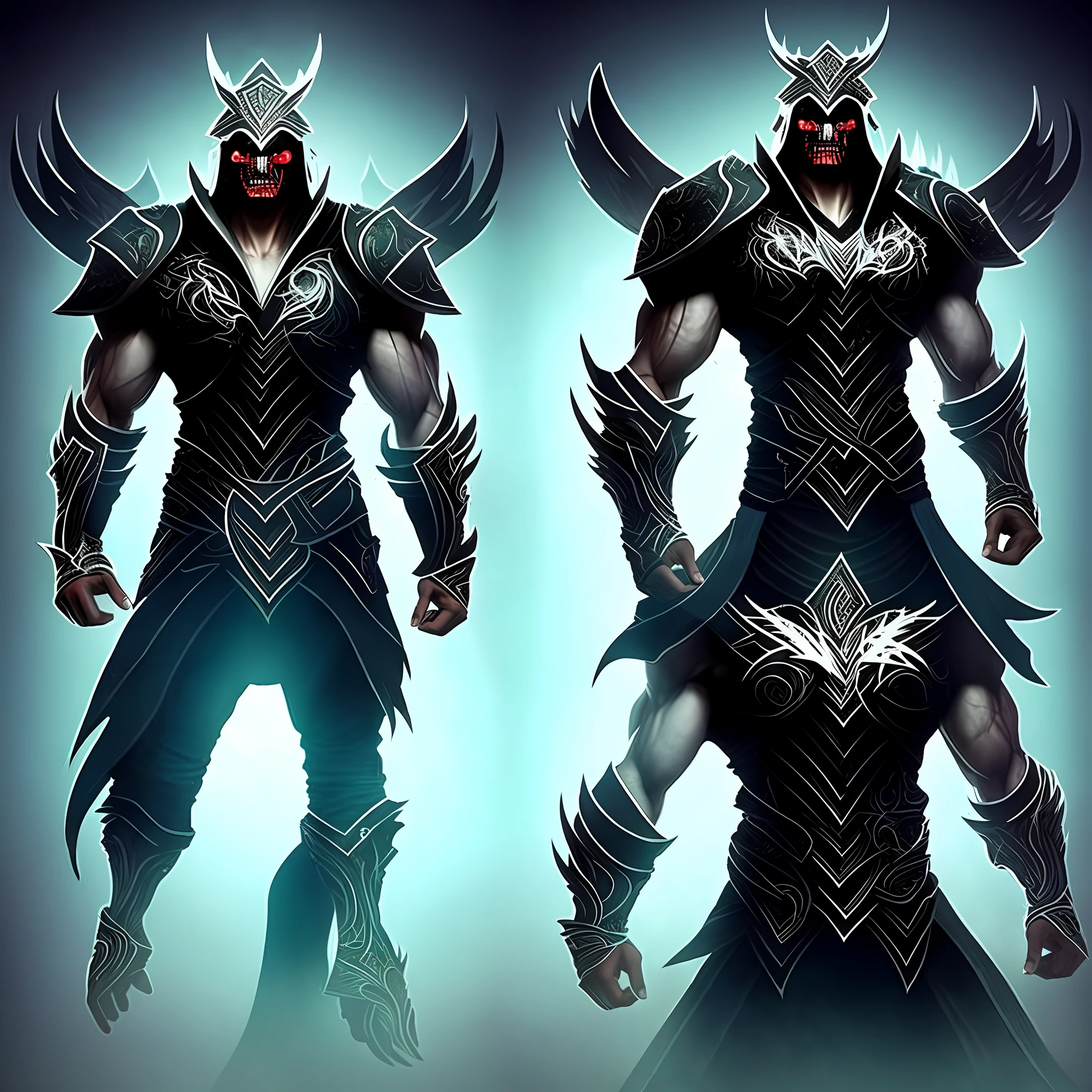 The armored warrior was locked up in an enemy training pod,After a period of exposure to an environment filled with nutrient solution,His appearance began to change。
The armor of the warrior gradually merged,A layer of black biomass was formed to cover his body。This layer of biomass emits faint fluorescence,Highlight their strangeness and mystery。
The warrior's muscles gradually became stronger,Skin also becomes smooth and radiant。His body began to emit a powerful bio-energy,It seems to be infused with infinite power。
The warrior's face became cold and murderous。His eyes turned pure black,There are no pupils or white eyes,Makes him seem even more mysterious and intimidating。
On his back,Suddenly a pair of powerful wings grew,The wings are covered by black feathers,It exudes a dark aura when unfolded。
The appearance of the entire warrior is filled with an eerie and evil atmosphere,His body became a perfect fusion of biology and machinery,It gives a powerful and terrifying feeling