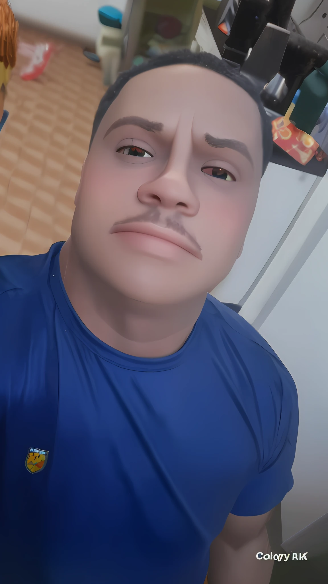 Lionel Messi, (pixar style) (masterpiece:1.2) (bokeh) (best quality) (detailed skin) (detailed texture) (8k) (claymation) (cinematic lighting) (sharp focus