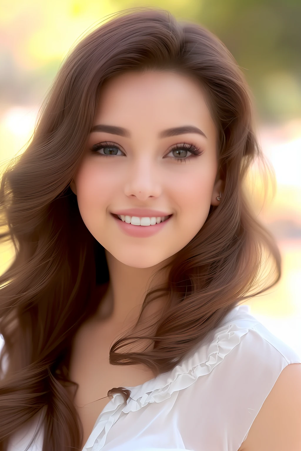 Un primer plano de una mujer con cabello largo y una sonrisa, Retrato Sophie Mudd, hermosa y sonriente, Retrato de alta calidad, Hermosa imagen de retrato, Retrato medio luz suave, Isabela Moner, hermosa joven, Hermoso retrato, Retrato a mitad de plano, hermosa sonrisa, Hermosa foto de retrato, Hermosa mujer mexicana, Hermosa modelo joven, Joven sonriente, Retrato profesional en primer plano