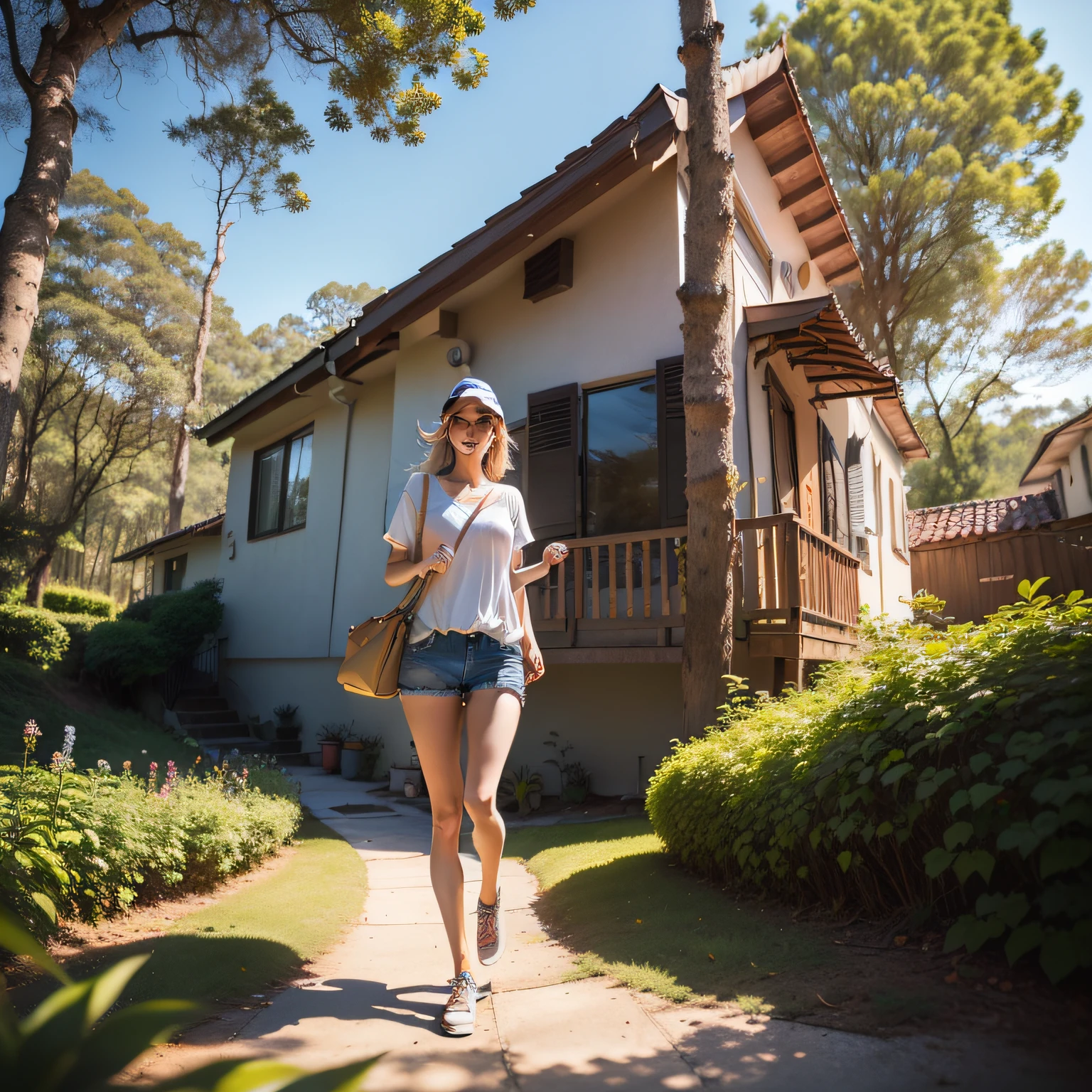 ((A casa com pernas de galinha:1.1+Andando em uma floresta sombria:1.3),(Uma feiticeira na varanda da casa:1.2))