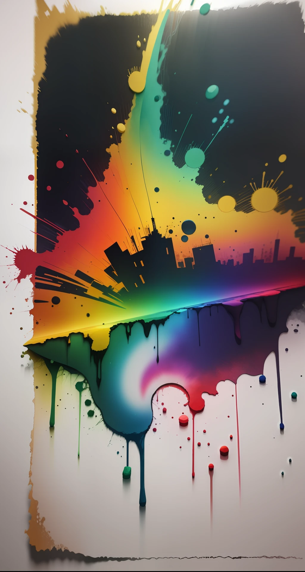 3d watercolor abstract,dark background,high resolution,high quality,colorful,green,red,blue