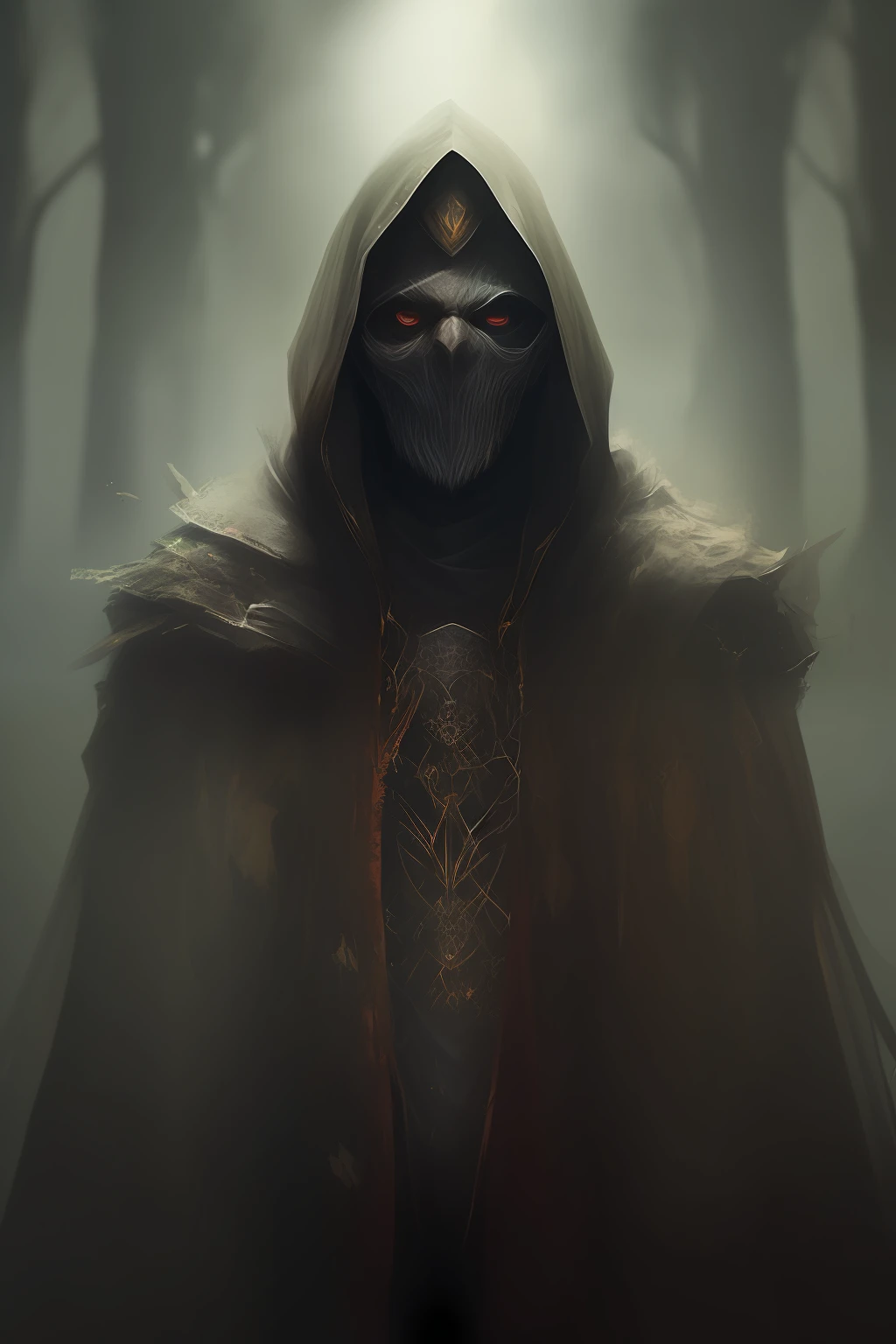 Three cloaked men chased me