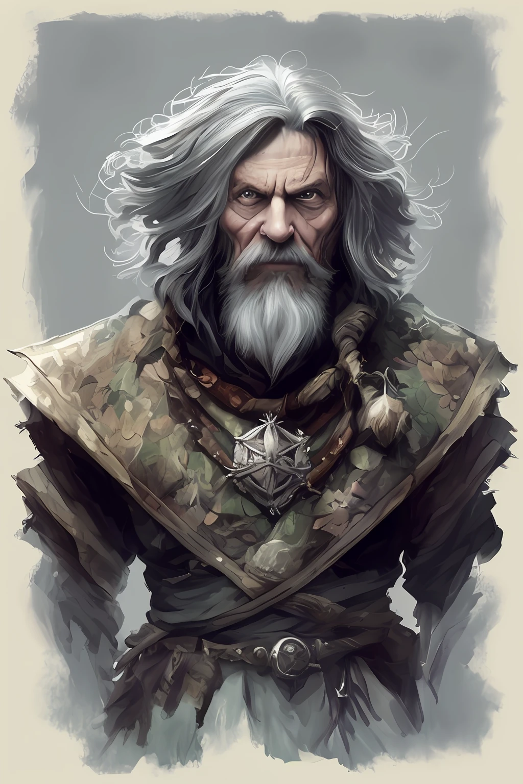 Very old wise man