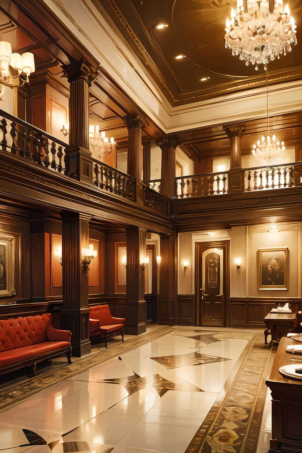 This luxurious and luxurious hotel is housed in a magnificent building,Towering over the landscape,Showcases a stunning and unique design。The façade is a perfect combination of marble and glass,Exudes a shining light,It gives a palatial feeling。
As soon as you enter the lobby,Guests will be captivated by the spaciousness and opulent décor。The marble floor is covered with soft carpets,Delicate crystal chandeliers hang from high ceilings,Illuminate the entire hall。On the walls hang paintings and sculptures by famous artists,Reflecting the atmosphere of culture and art。
The hotel offers a wide range of room facilities,Each room is built to the highest standards,To satisfy the most discerning guest。The room is beautifully decorated,Quality and luxury are reflected in every detail。The beds are covered with top quality bedding,For a comfortable night's sleep。The large bathroom comes with a luxurious bathtub and premium toiletries,Let guests feel unrivalled relaxation。
There are also several restaurants and bars,A wide selection of international cuisine and a selection of fine wines。Guests can enjoy delicacies from around the world in the elegant dining area,Enjoy high-quality service and a unique dining experience。Additionally,There is also an excellent fitness centre、Indoor pool and spa,A comprehensive range of leisure and entertainment facilities for guests。
Whether it is a business traveler or a leisure holidaymaker,This luxurious luxury hotel is known for its elegance、Comfort and attentive service provide guests with an unforgettable stay。 --auto