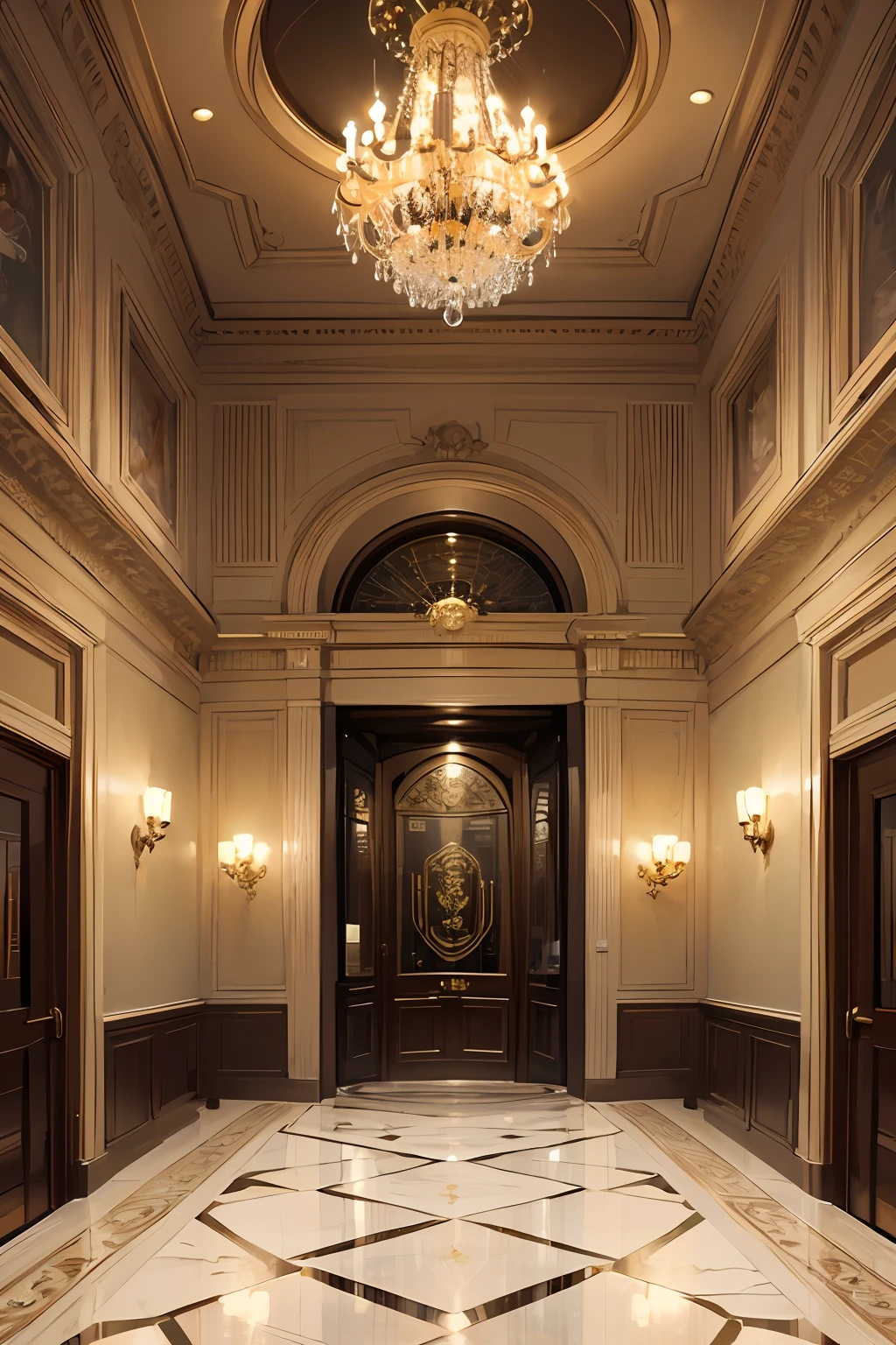 This luxurious and luxurious hotel is housed in a magnificent building，Towering over the landscape，Showcases a stunning and unique design。The façade is a perfect combination of marble and glass，Exudes a shining light，It gives a palatial feeling。

As soon as you enter the lobby，Guests will be captivated by the spaciousness and opulent décor。The marble floor is covered with soft carpets，Delicate crystal chandeliers hang from high ceilings，Illuminate the entire hall。On the walls hang paintings and sculptures by famous artists，Reflecting the atmosphere of culture and art。

The hotel offers a wide range of room facilities，Each room is built to the highest standards，To satisfy the most discerning guest。The room is beautifully decorated，Quality and luxury are reflected in every detail。The beds are covered with top quality bedding，For a comfortable night's sleep。The large bathroom comes with a luxurious bathtub and premium toiletries，Let guests feel unrivalled relaxation。

There are also several restaurants and bars，A wide selection of international cuisine and a selection of fine wines。Guests can enjoy delicacies from around the world in the elegant dining area，Enjoy high-quality service and a unique dining experience。Additionally，There is also an excellent fitness centre、Indoor pool and spa，A comprehensive range of leisure and entertainment facilities for guests。

Whether it is a business traveler or a leisure holidaymaker，This luxurious luxury hotel is known for its elegance、Comfort and attentive service provide guests with an unforgettable stay。 --auto