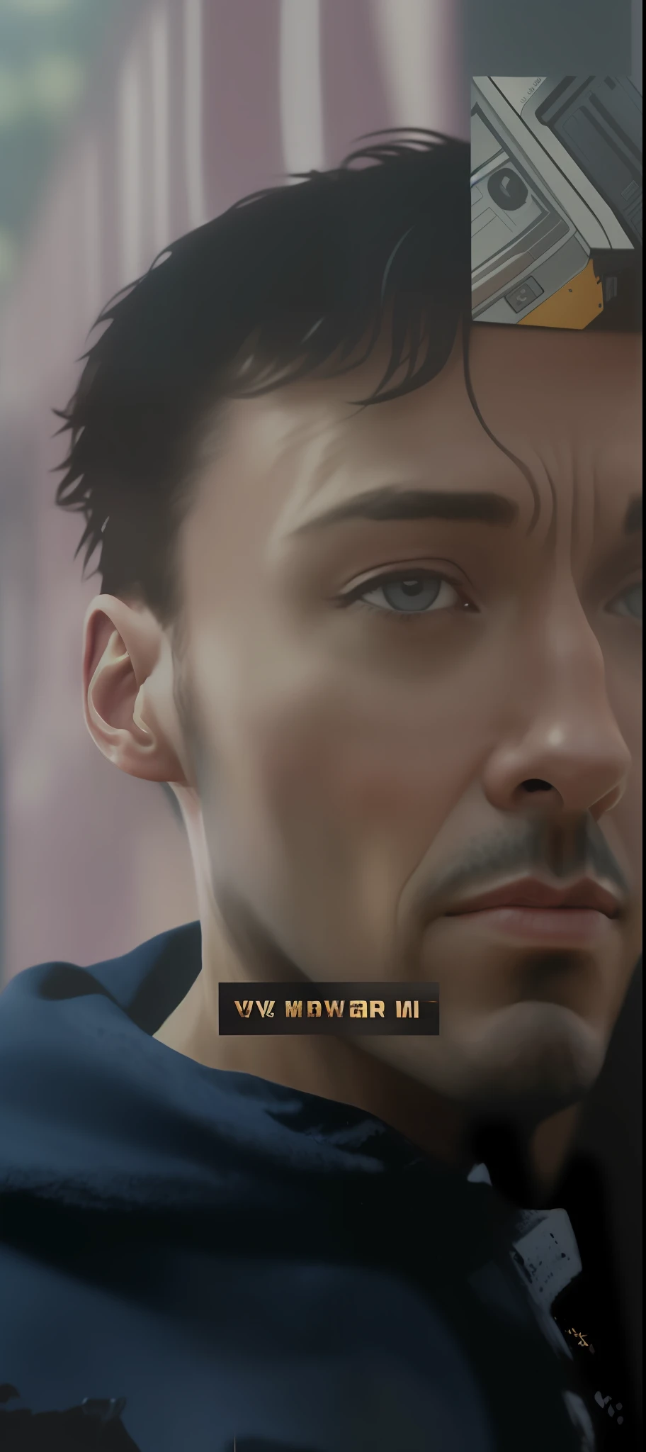 Hugh Jackman as Wolverine, VHS Effect, (Poster: 1.6), Poster on the Wall, Nostalgia, Movie Poster, Portrait, Close-up (Skin Texture), Intricate Detail, Fine Detail, Hyperdetail, Ray Tracing, Subsurface Scattering, Diffuse Soft Light, Shallow Depth of Field, by Oliver Wetter