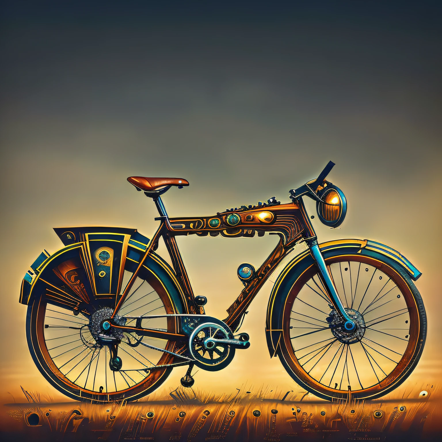 (Steampunkai), a steampunk-style side bicycle