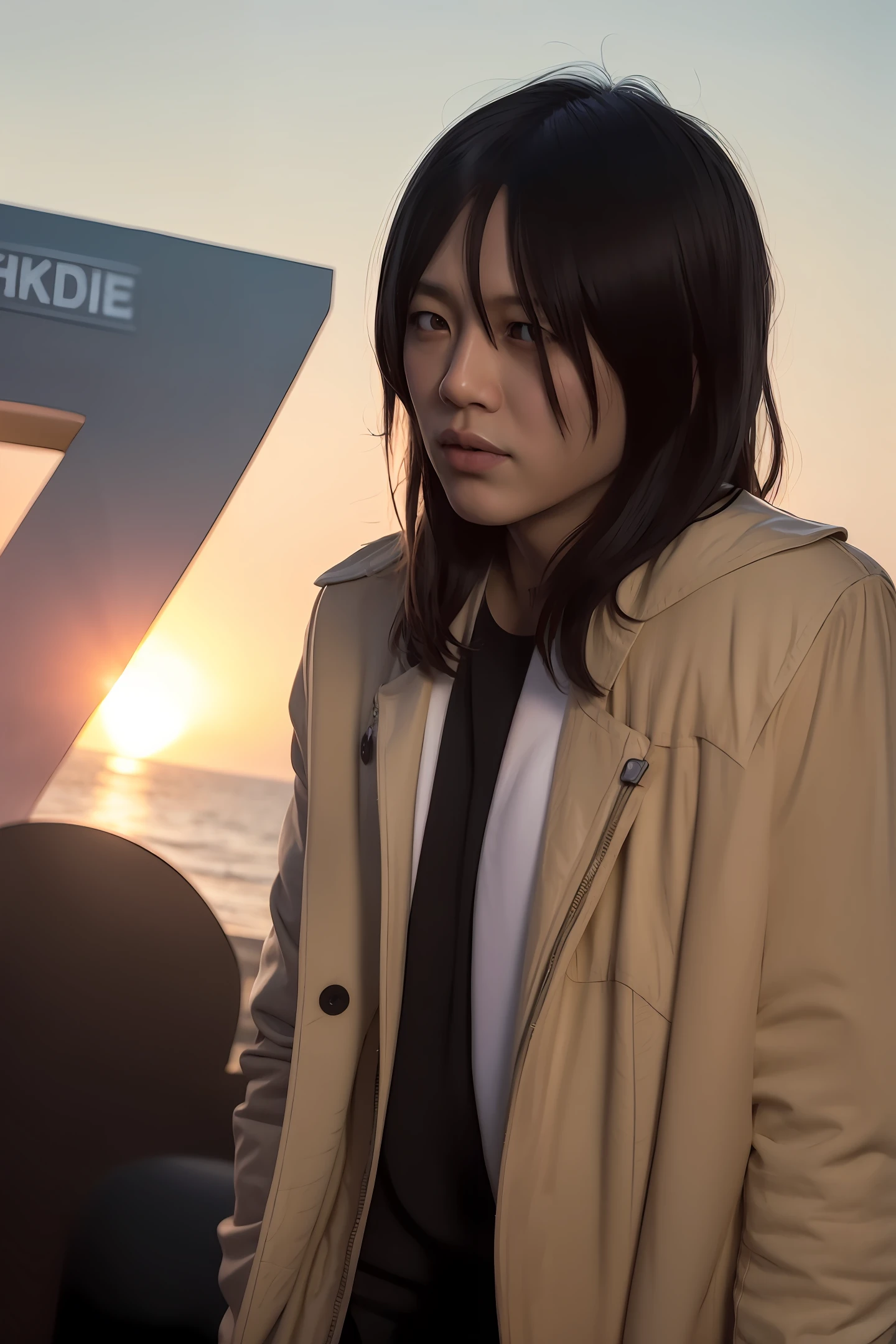 Kamen Rider Holy Blade sunset side face