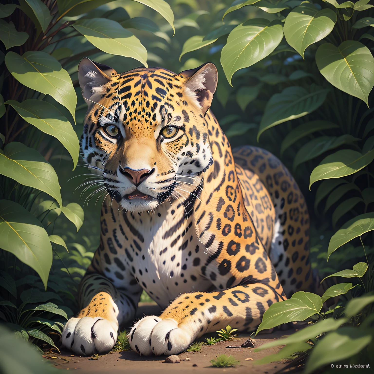 jaguar in the jungle