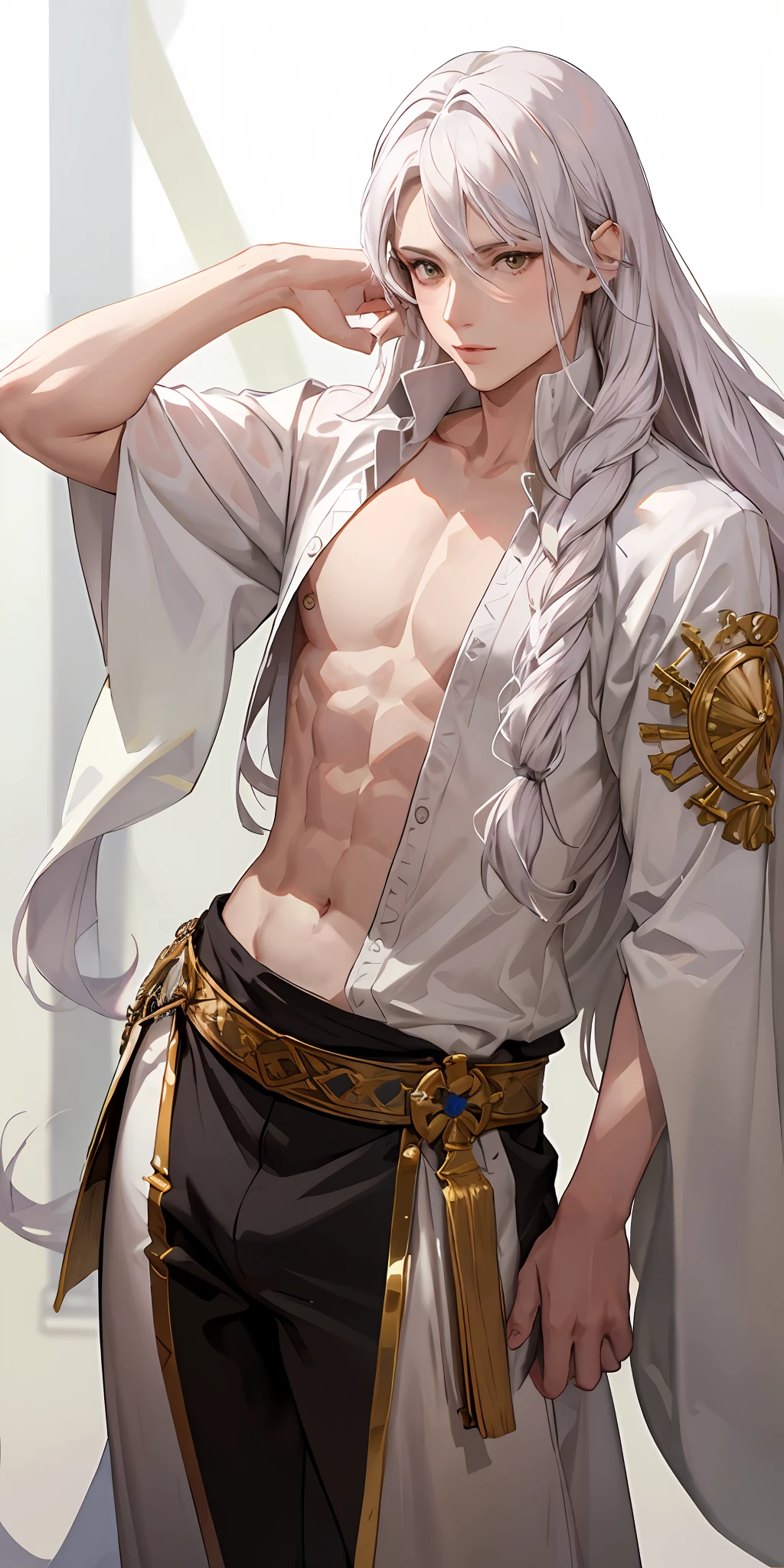 barechested