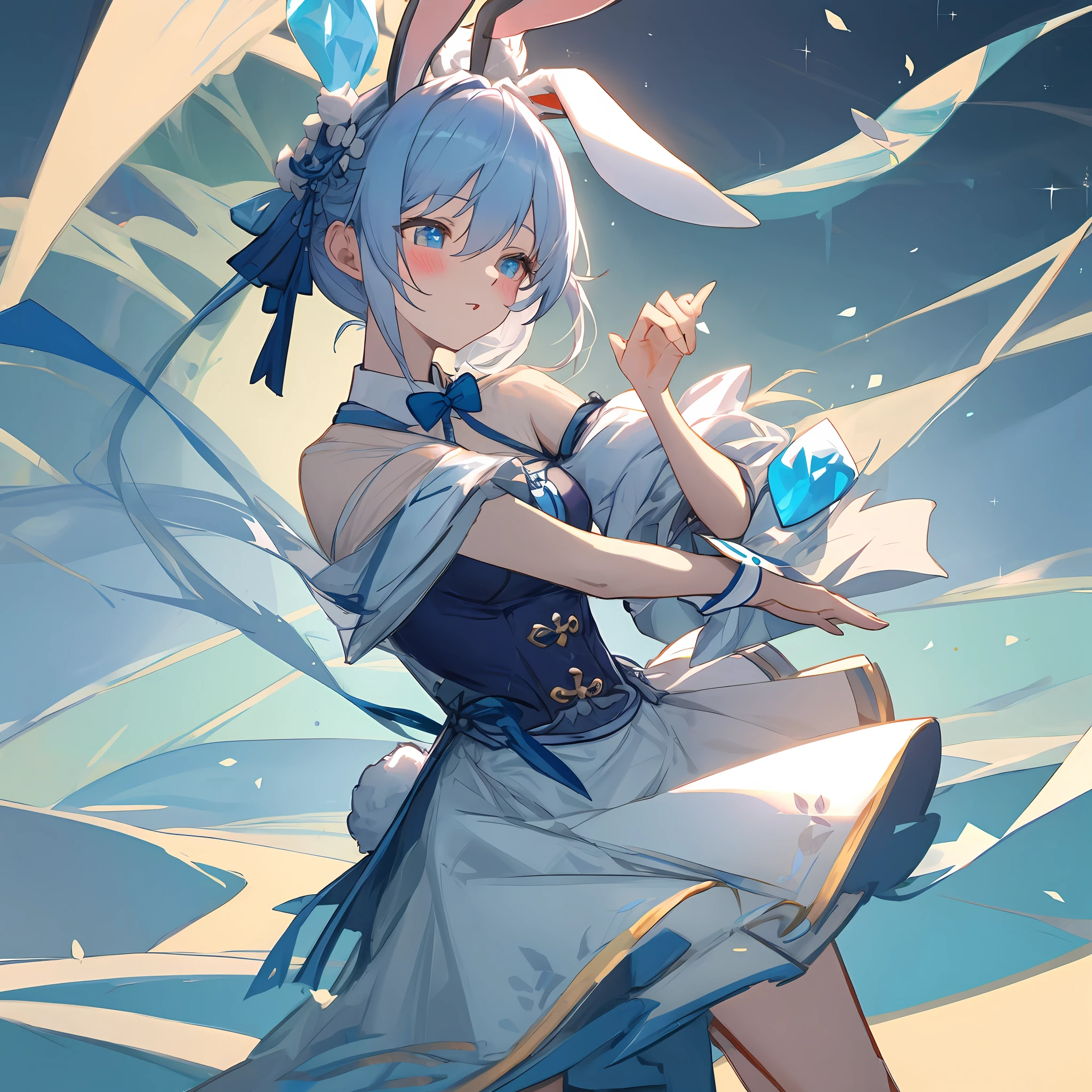 Douluo Continent Little Dance wearing a bunny girl