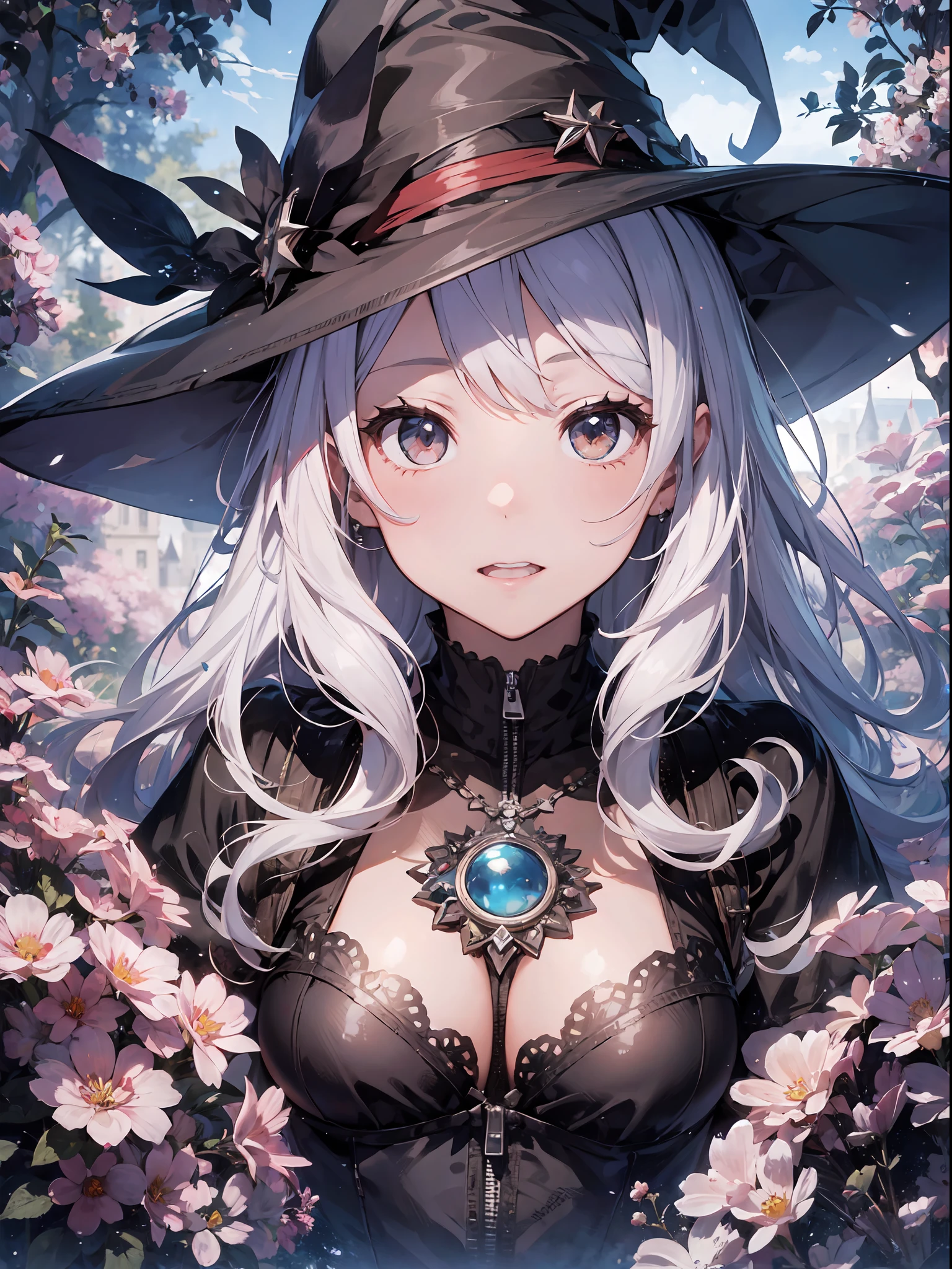 (Master Masterpiece、best quality、highestres、offical art、Beautifully Aesthetic:1.2)、(Master Masterpiece、best quality、best quality、offical art、Beautifully Aesthetic:1.2)、(Master Masterpiece、best quality、best quality、offical art、Beautifully Aesthetic:1.2)、(1girls:1.3)、intensely detailed、(Fractal Art:1.3)、colorfully、highestdetailed、「Enchanting witch from another world」This painting titled、It depicts a captivating beautiful witch manipulating magic in the castle gardens without limits。The castle spreads out、The garden there is、It creates an atmosphere as if a door to another world has appeared..。
Standing at the center is、Beautiful witch in a sophisticated dress。His face is meticulously drawn.、He has a profound expression on his face, as if he strongly wishes for something.。In her hand is a luxurious wand.、From that wand is emitting mighty magical powers。 The magic cast is、It was released as an explosive force from the tip of the wand.、The energy that reverberates through the garden as a beam of colorful light is very powerful.、A beam of light makes a large trajectory in the sky。
The charm of this painting is、The mighty and enchanting beauty of the witch、ve、It skillfully captures the mystique of the garden.。 、And the witch's facial expressions and movements are very realistic.、It has the power to draw the viewer into the place。
Moreover、the light and shadow production is also stunning。The beam of light emitted by the cane is、Illuminate the gardens and castle、pure、Creates a sense of distance from the visual light source to the witch.。Quality produces realistic images、It can convey visual beauty and story appeal at the same time。
This is、Not only visually appealing works、It is a work that further enriches the visual experience by drawing a story.。 」We are thinking about the theme to the fullest。The images are very realistic and、Very detailed and、Must be a high resolution 16k。Sony F and 24-105mm f / Use a Sony Alpha 4 mirrorless camera with 1G OSS lenses。ISO sensit