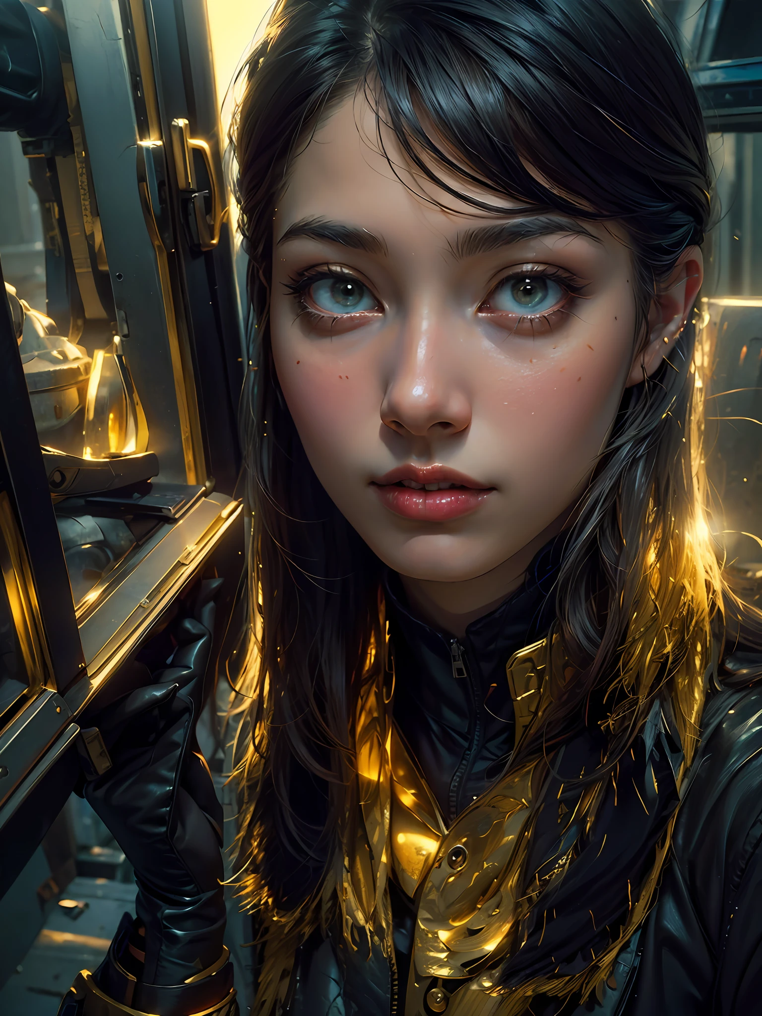(masterpiece, top quality, best quality, official art, beautiful and aesthetic:1.2), (1girl), extreme detailed,(fractal art:1.3),colorful,highest detailed