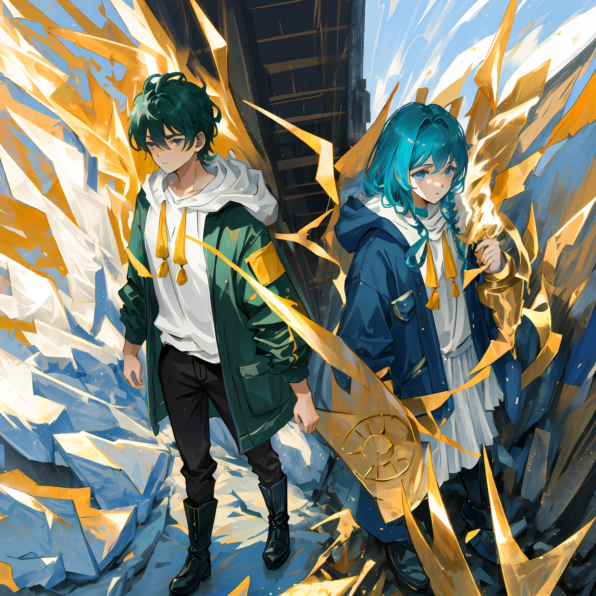 A young swordsman walked out of the cracked starry river