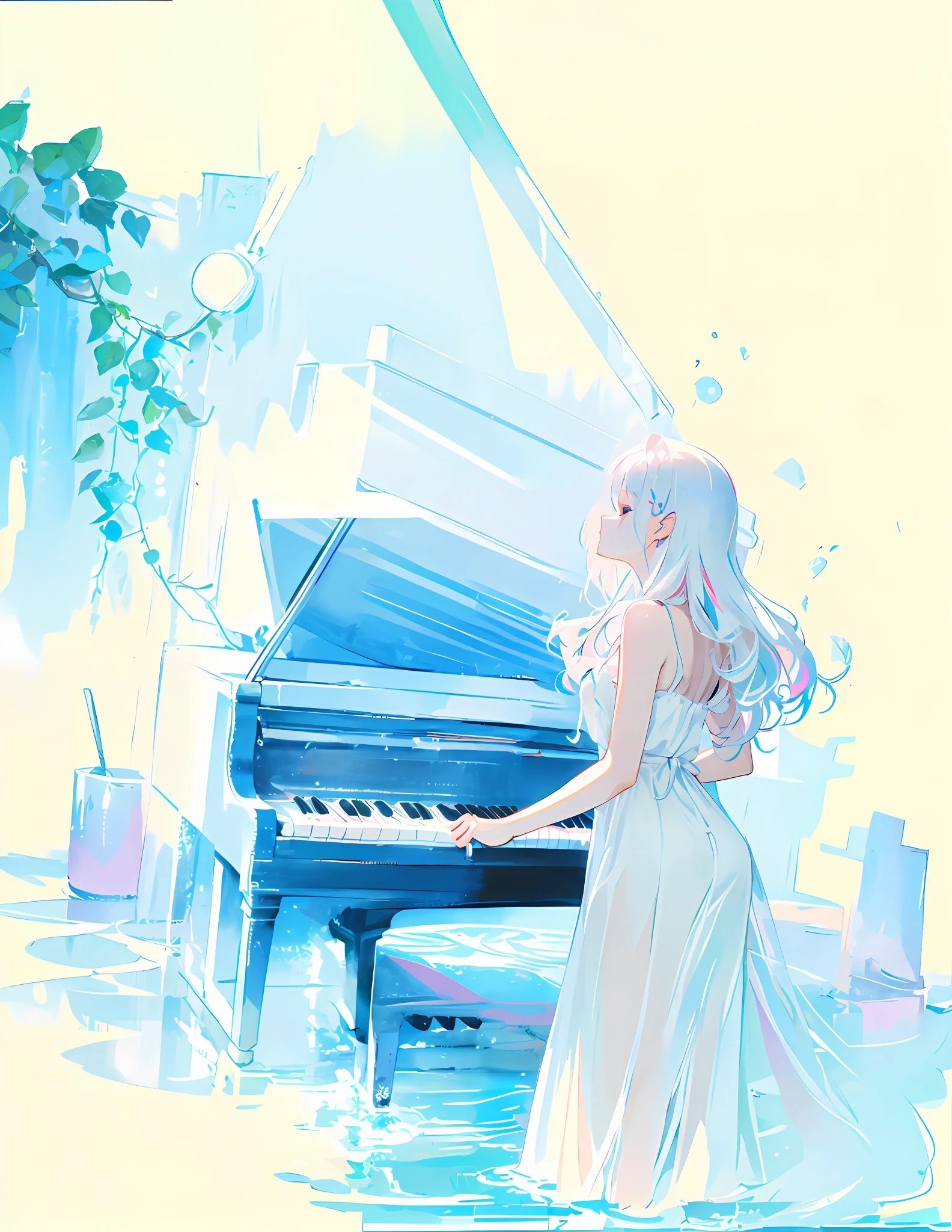 Whitish background