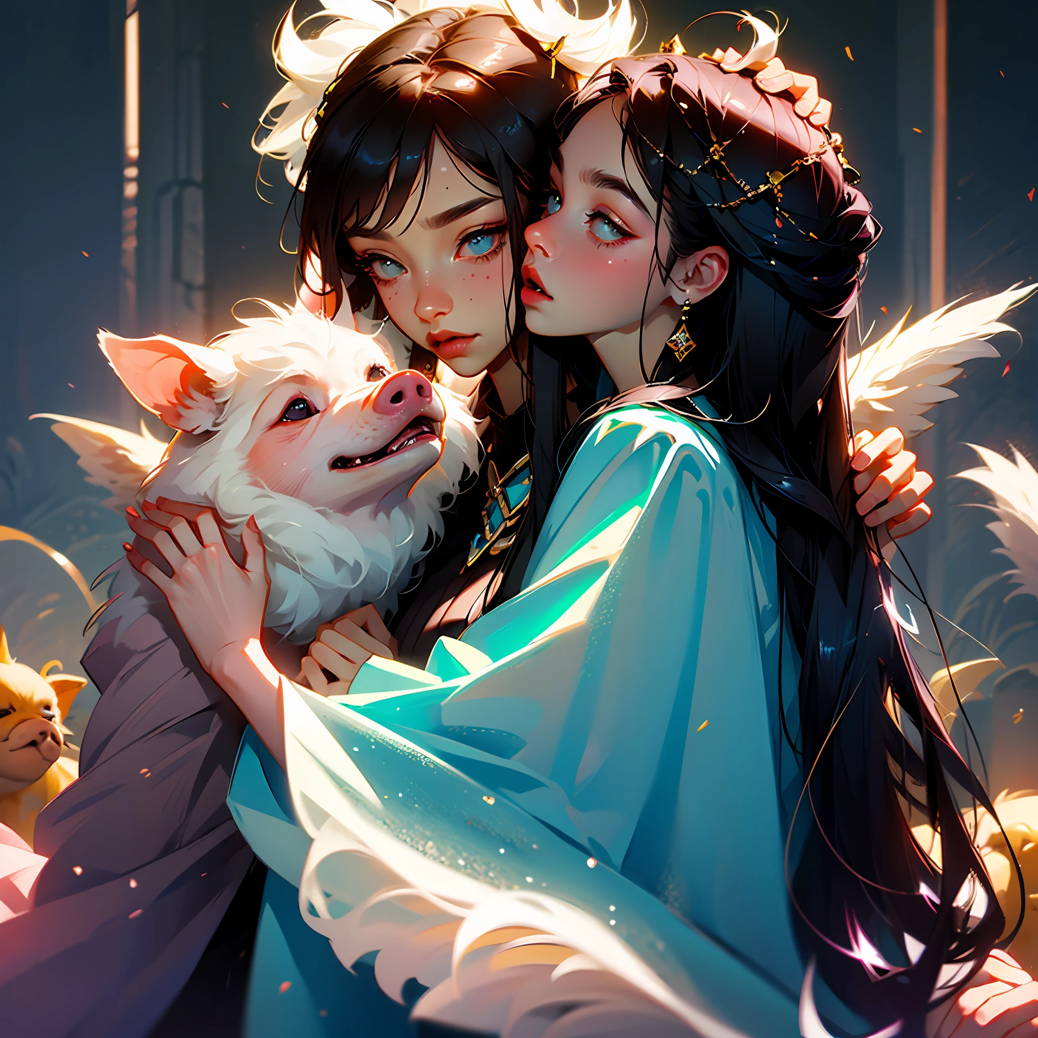 boyfriend,pig,handsome,trick,kiss,beautiful --auto