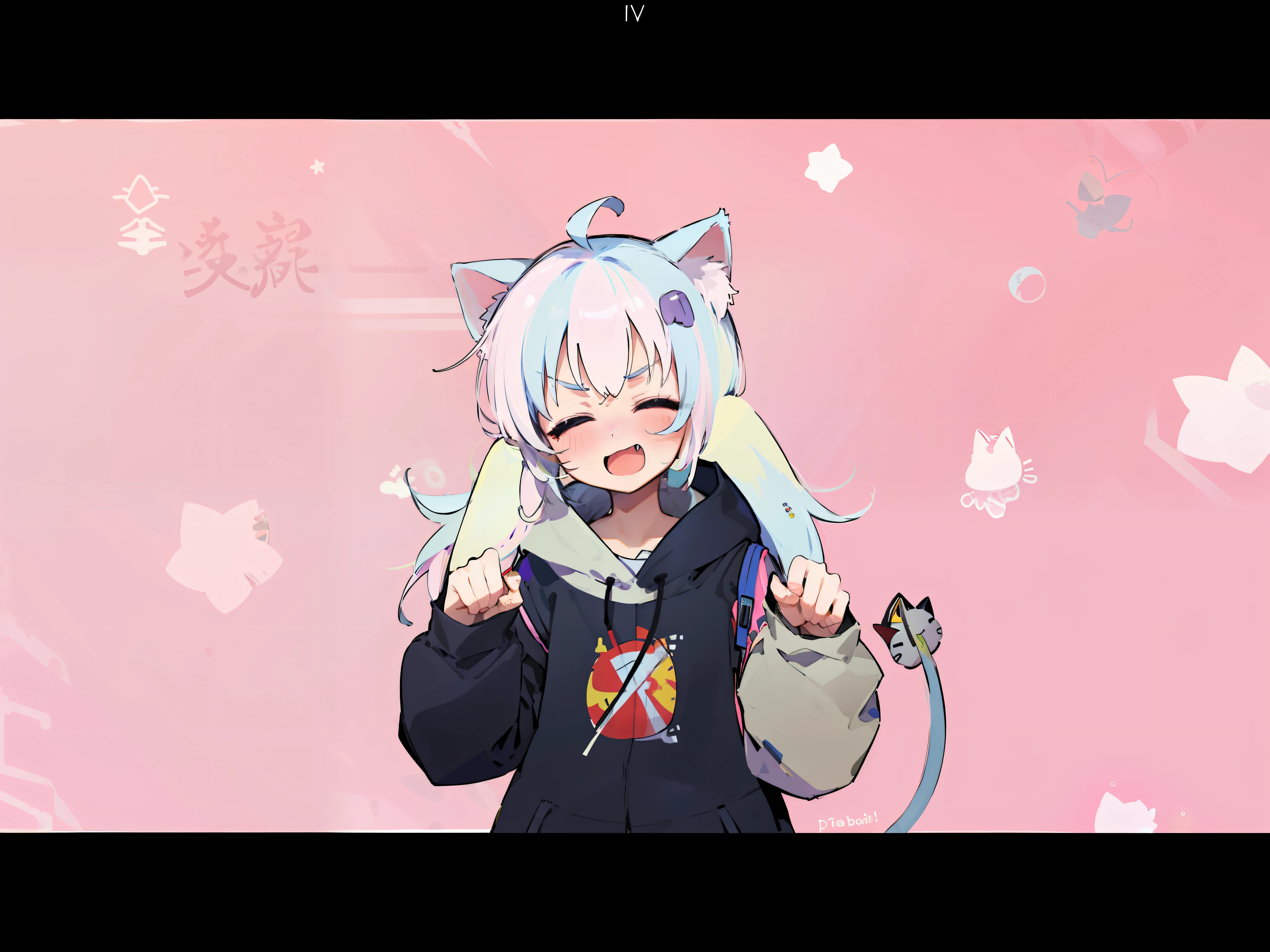 Anime character with cat ears and tail holding a bag, cute anime catgirl, anime catgirl, nekomimi, anime cat, Very beautiful anime cat girl, Flat anime style, beautiful anime catgirl, Fully robotic!! cat woman, cat woman, Cute!! tchibi!!! cat woman, very beautiful cute catgirl, anime girl with cat ears, Cat girl