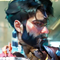 Handsom boy and smooth face