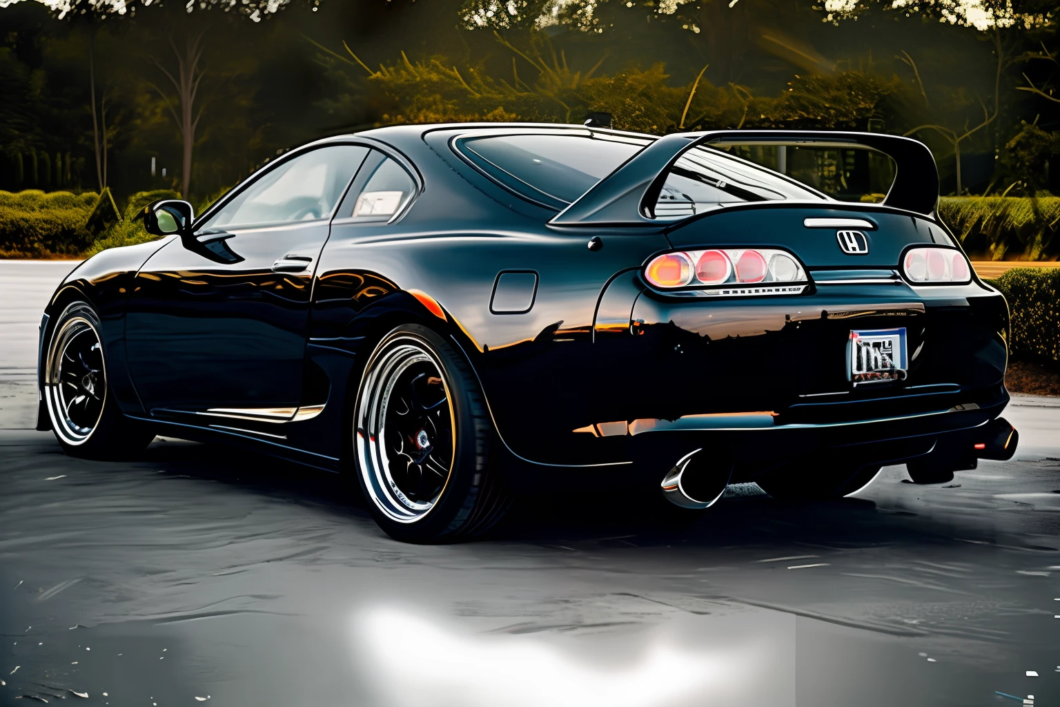 Black 2005 Honda VII Accord