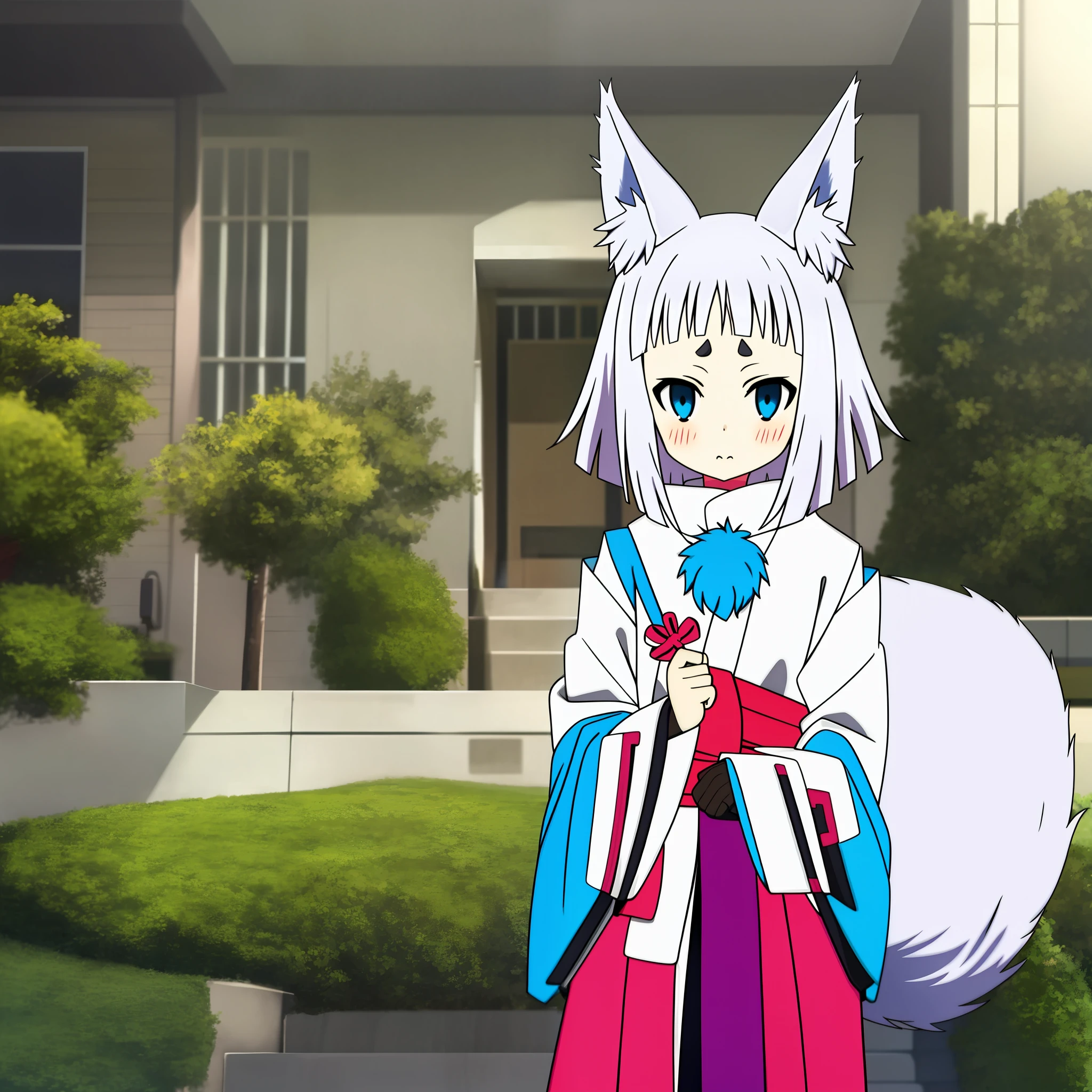 KON, 1 girl, Fox ears,