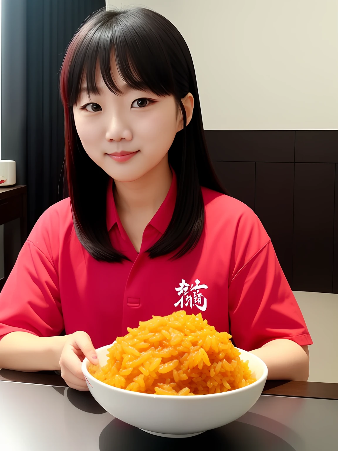 Kuaishou Internet celebrity Chen Ze ate rice