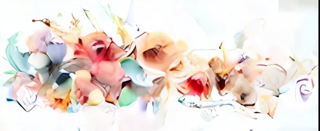there is a watercolor painting of flowers on a white background, colored flowers, watercolored, stylized flowers, with colored flowers, floral motives, water color, aquarel, colorful watercolor, water colour, floral design, swirling flowers, flowers with intricate detail, flowers and vines, colorful flowers, watercolours, aquarelle, watercolor style, watercolor