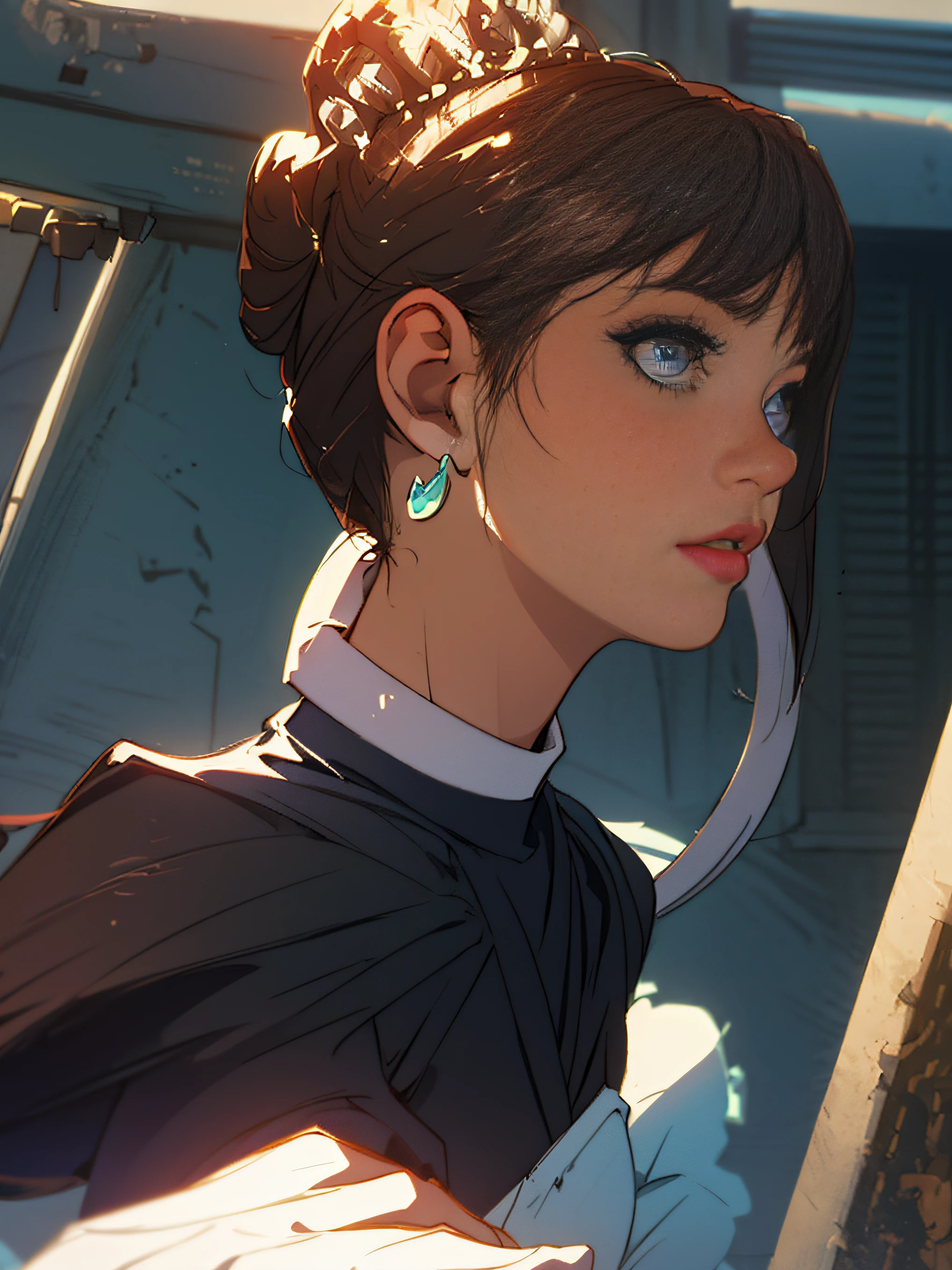 （best qualtiy，masterpiece1.2），（Detailed eyes：1.2），complexdetails，depth of fields，1girll，