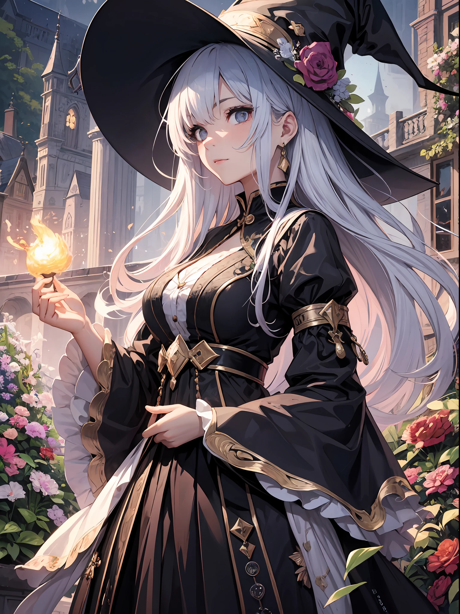 (Master Masterpiece、Best quality at best、highestres、offical art、Beautifully Aesthetic:1.2)、(Master Masterpiece、Best quality at best、Best quality at best、offical art、Beautifully Aesthetic:1.2)、(Master Masterpiece、Best quality at best、Best quality at best、offical art、Beautifully Aesthetic:1.2)、(1girls:1.3)、extremly detailed、(Fractal Art:1.3)、colourfull、highestdetailed、「Enchanting witch from another world」This painting titled、It depicts a captivating beautiful witch manipulating magic in the castle gardens without limits。The castle spreads out、The garden there is、It creates an atmosphere as if a door to another world has appeared..。
Standing at the center is、Beautiful witch in a sophisticated dress。His face is meticulously drawn.、He has a profound expression on his face, as if he strongly wishes for something.。In her hand is a luxurious wand.、From that wand is emitting mighty magical powers。 The magic cast is、It was released as an explosive force from the tip of the wand.、The energy that reverberates through the garden as a beam of colorful light is very powerful.、A beam of light makes a large trajectory in the sky。
The charm of this painting is、The mighty and enchanting beauty of the witch、ve、It skillfully captures the mystique of the garden.。 、And the witch's facial expressions and movements are very realistic.、It has the power to draw the viewer into the place。
Moreover、the light and shadow production is also stunning。The beam of light emitted by the cane is、Illuminate the gardens and castle、Pure、Creates a sense of distance from the visual light source to the witch.。Quality produces realistic images、It can convey visual beauty and story appeal at the same time。
This is、Not only visually appealing works、It is a work that further enriches the visual experience by drawing a story.。 」We are thinking about the theme to the fullest。The images are very realistic and、Very detailed and、Must be a high resolution 16k。Sony F and 24-105mm f / Use a Sony Alpha 4 mirrorless camera with 1G OSS lenses。ISO sensitivity to 32,000、Shutter speed 1/Set to 12