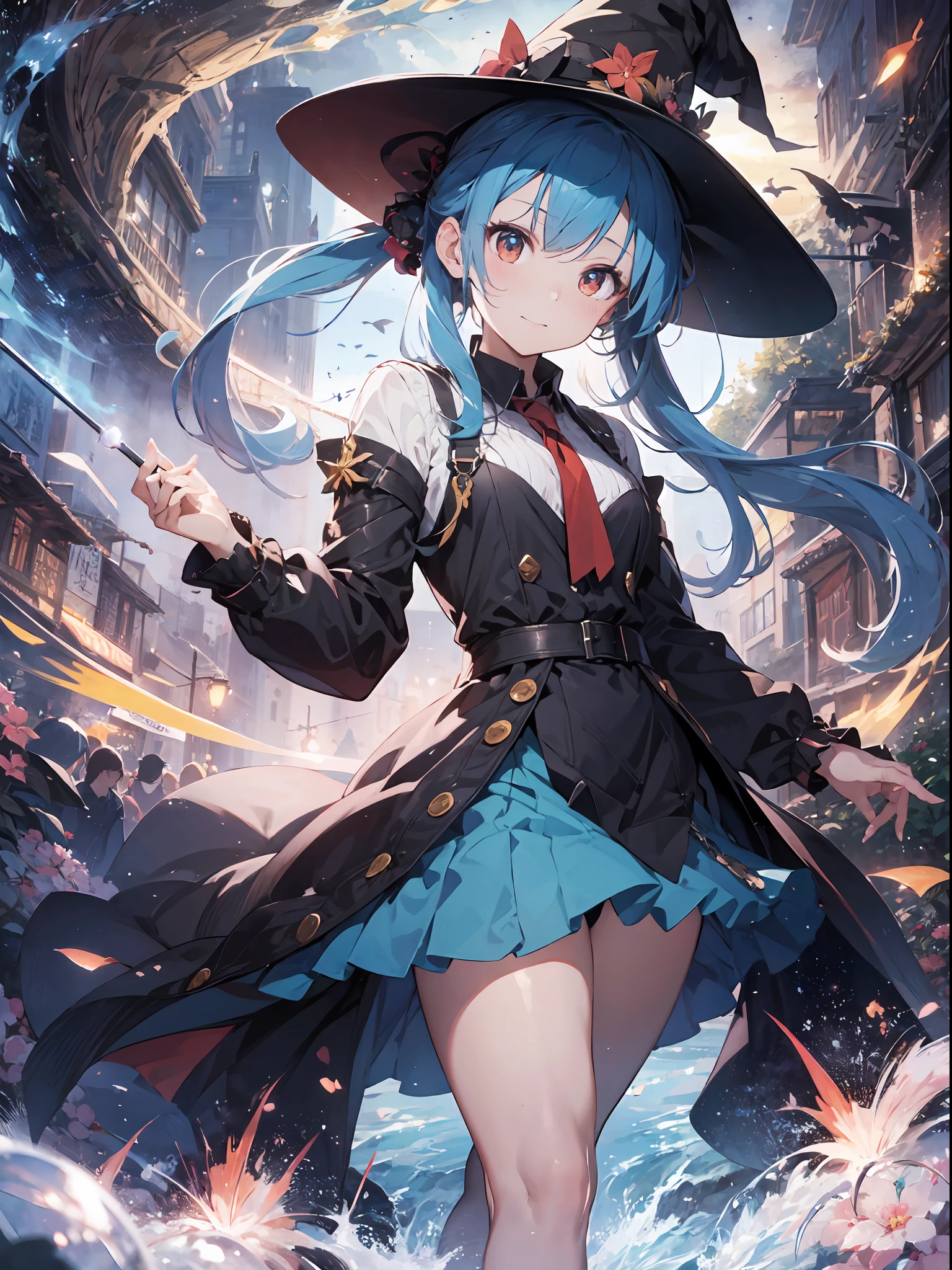 (Master Masterpiece、Best quality at best、highestres、offical art、Beautifully Aesthetic:1.2)、(Master Masterpiece、Best quality at best、Best quality at best、offical art、Beautifully Aesthetic:1.2)、(Master Masterpiece、Best quality at best、Best quality at best、offical art、Beautifully Aesthetic:1.2)、(1girls:1.3)、extremly detailed、(Fractal Art:1.3)、colourfull、highestdetailed、「Enchanting witch from another world」This painting titled、It depicts a captivating beautiful witch manipulating magic in the castle gardens without limits。The castle spreads out、The garden there is、It creates an atmosphere as if a door to another world has appeared..。
Standing at the center is、Beautiful witch in a sophisticated dress。His face is meticulously drawn.、He has a profound expression on his face, as if he strongly wishes for something.。In her hand is a luxurious wand.、From that wand is emitting mighty magical powers。 The magic cast is、It was released as an explosive force from the tip of the wand.、The energy that reverberates through the garden as a beam of colorful light is very powerful.、A beam of light makes a large trajectory in the sky。
The charm of this painting is、The mighty and enchanting beauty of the witch、ve、It skillfully captures the mystique of the garden.。 、And the witch's facial expressions and movements are very realistic.、It has the power to draw the viewer into the place。
Moreover、the light and shadow production is also stunning。The beam of light emitted by the cane is、Illuminate the gardens and castle、Pure、Creates a sense of distance from the visual light source to the witch.。Quality produces realistic images、It can convey visual beauty and story appeal at the same time。
This is、Not only visually appealing works、It is a work that further enriches the visual experience by drawing a story.。 」We are thinking about the theme to the fullest。The images are very realistic and、Very detailed and、Must be a high resolution 16k。Sony F and 24-105mm f / Use a Sony Alpha 4 mirrorless camera with 1G OSS lenses。ISO sensitivity to 32,000、Shutter speed 1/Set to 12