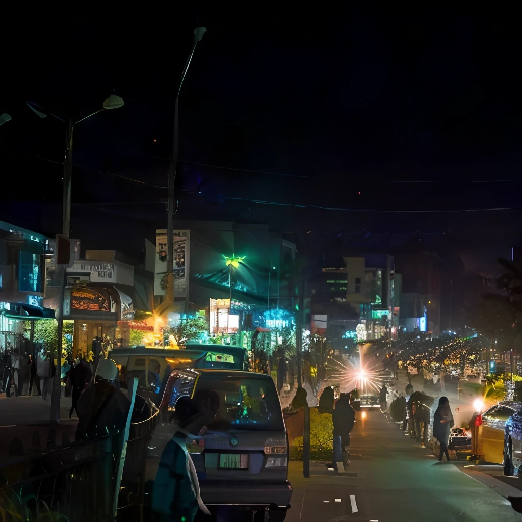 nighttime view of a busy street with many cars and people, at night time, it is night time, very busy place, photo taken at night, with glowing lights at night, night time scene, at nighttime, during night, very very low quality picture, taken with a canon dslr camera, at night with lights, night photo, taken with sony alpha 9
