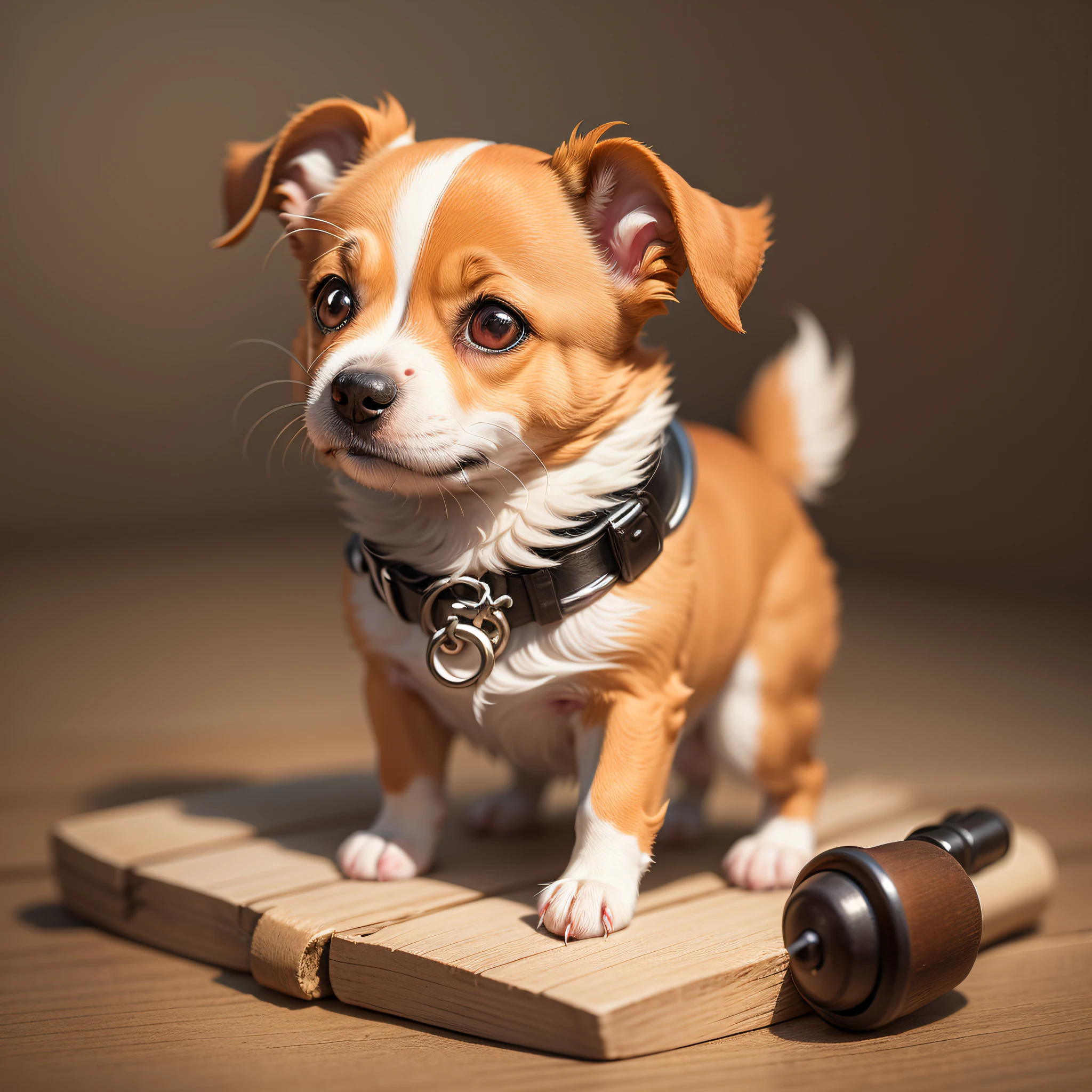 Introduction and presentation of the main character, a small and adorable dog jack russell without a mother