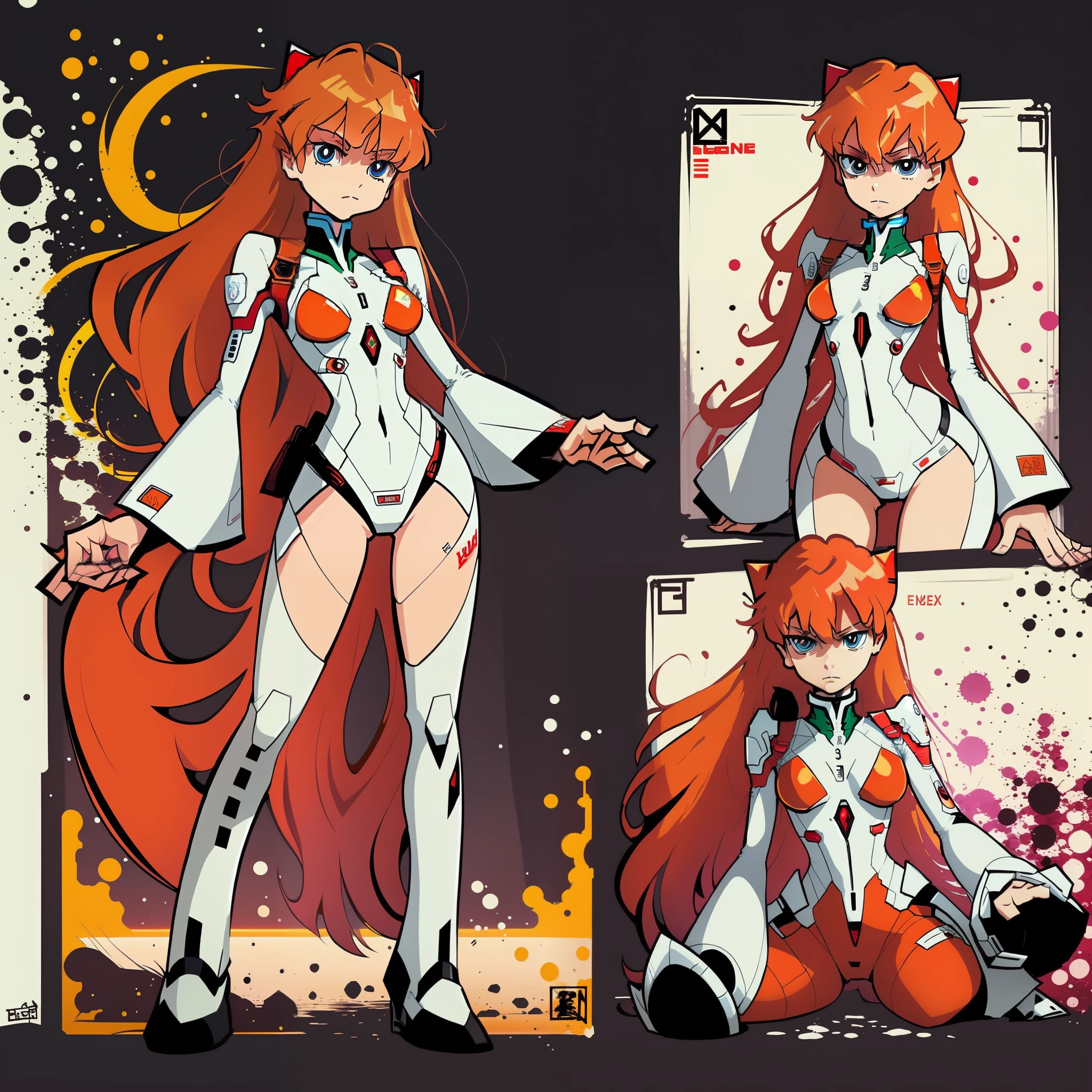 Asuka Langley, Evangelion, fullbody