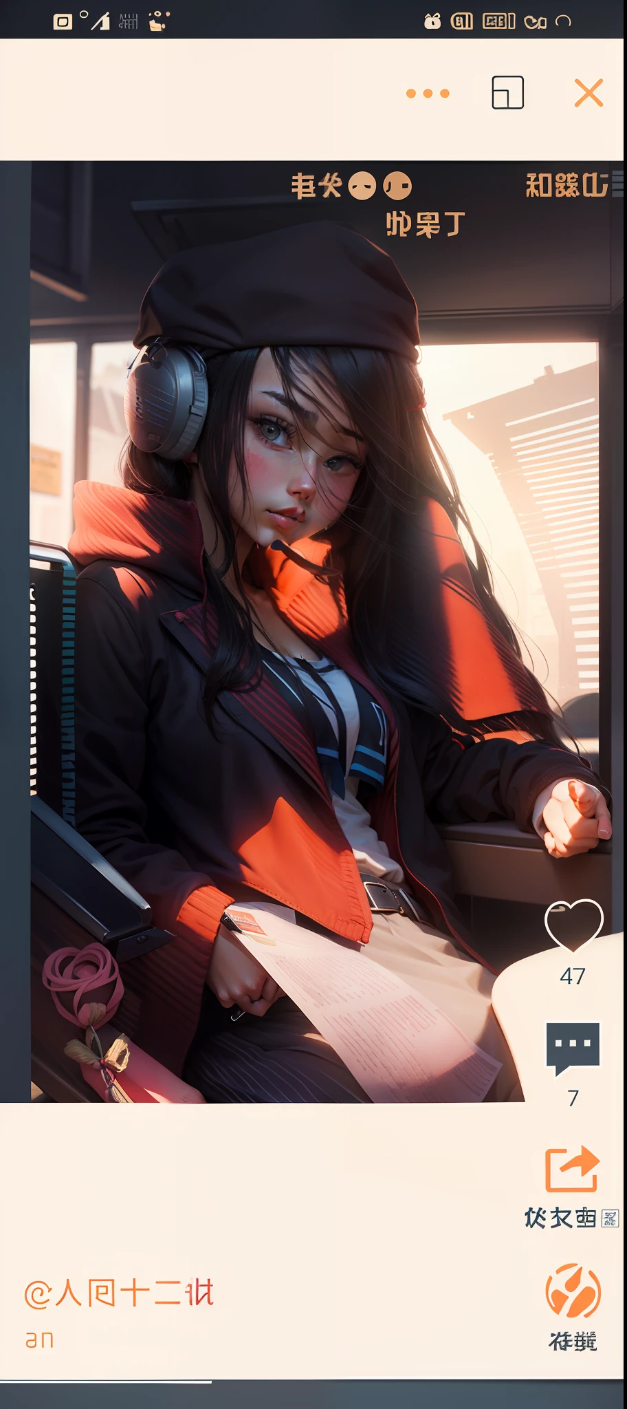 Pure female high school student